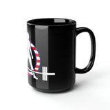 Black Mug, 15oz - USA Dark Logo