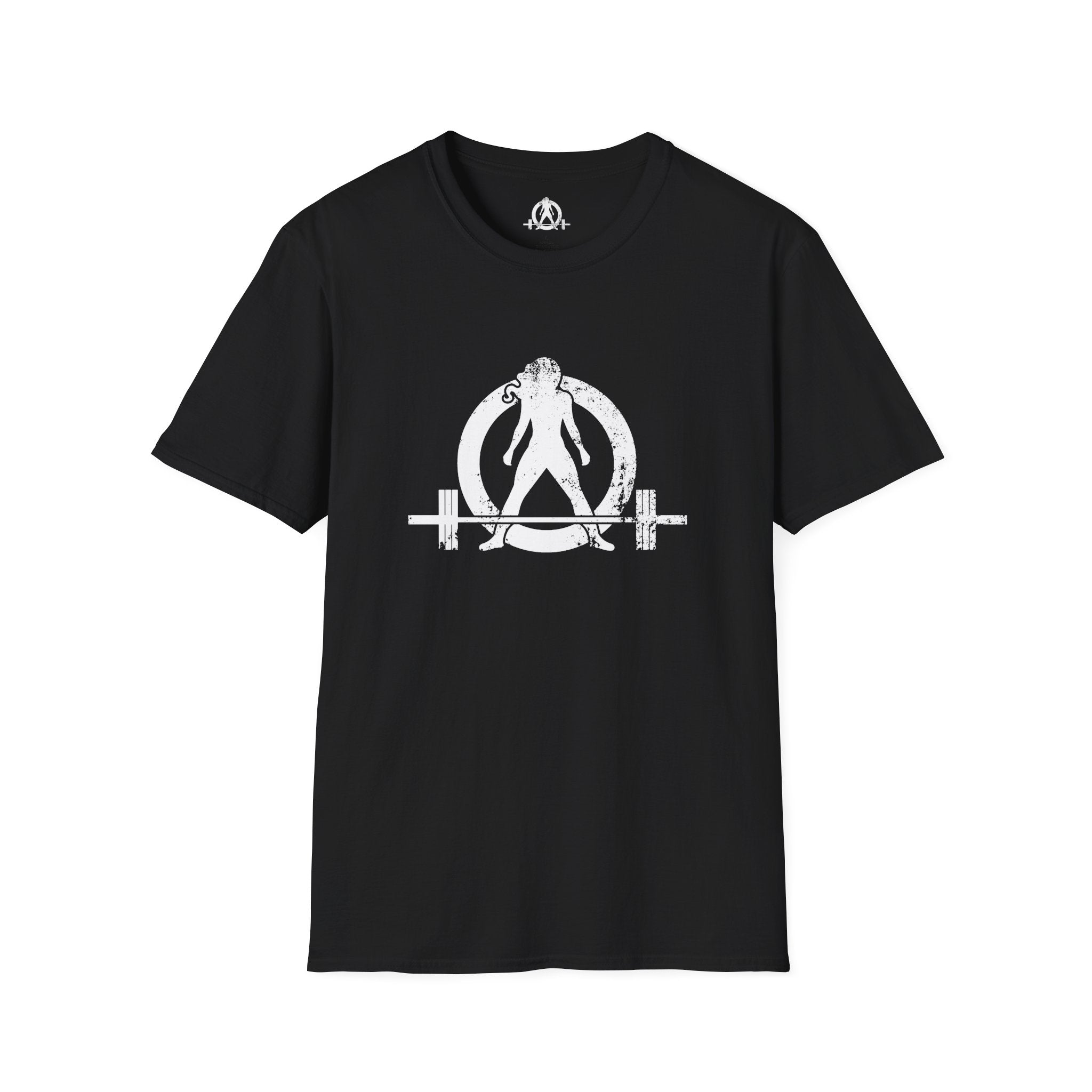 WWLW White Distressed Unisex Softstyle T-Shirt - White Distressed Logo - Plain Back