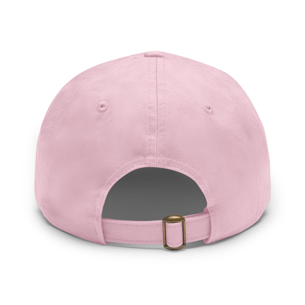 I Could Hip Thrust You - Dad Hat with Leather Patch (Rectangle) - White Font