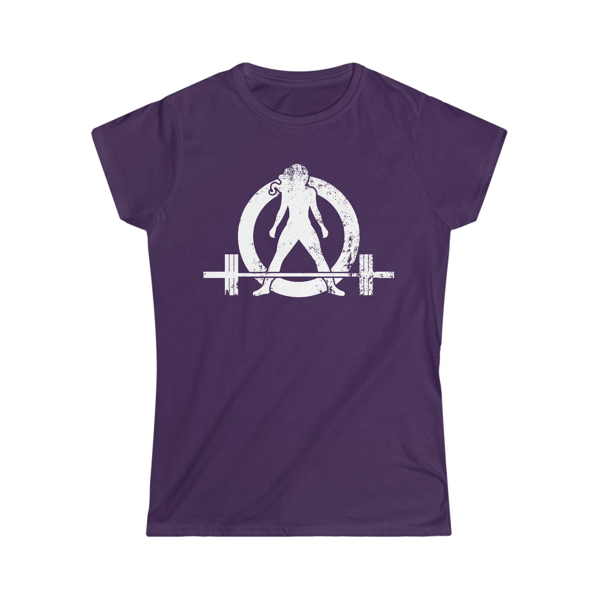 Coffee & A Barbell - Women's Softstyle Tee - Front & Back Logo