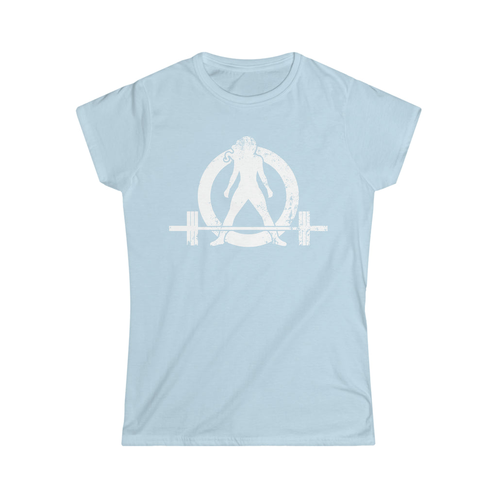 Coffee & A Barbell - Women's Softstyle Tee - Front & Back Logo