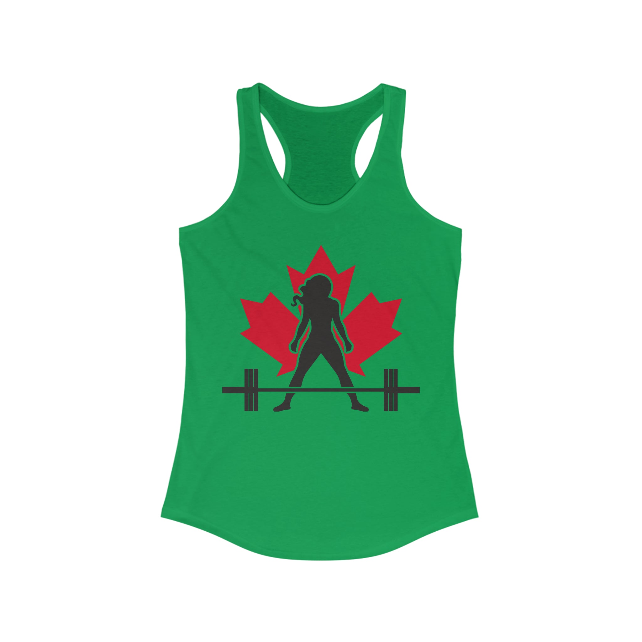 Women's Ideal Racerback Tank - Canada Logo Light - Plain Back