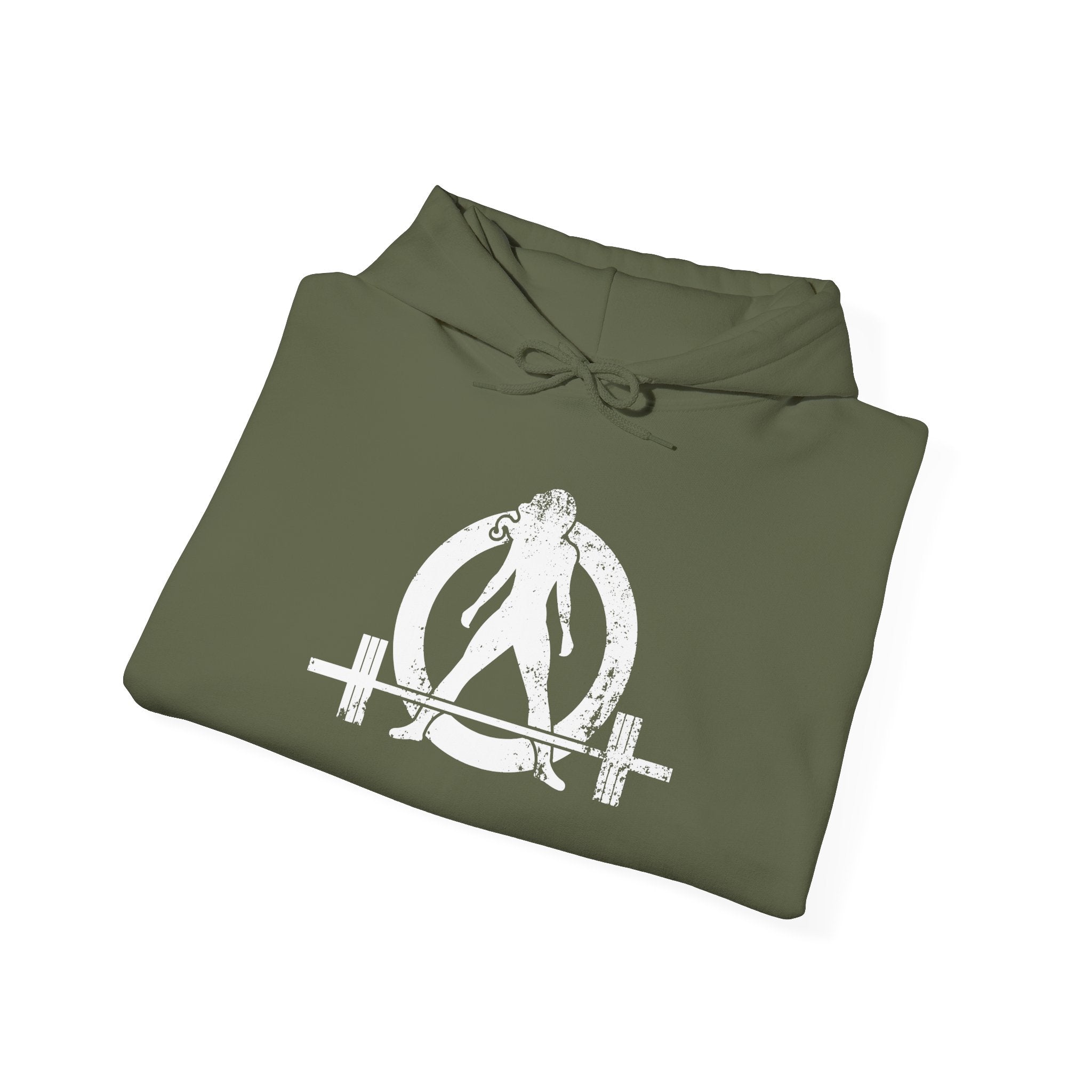 Distressed Logo - Unisex Heavy Blend Hooded Sweatshirt - White Logo  (BEST SELLER)