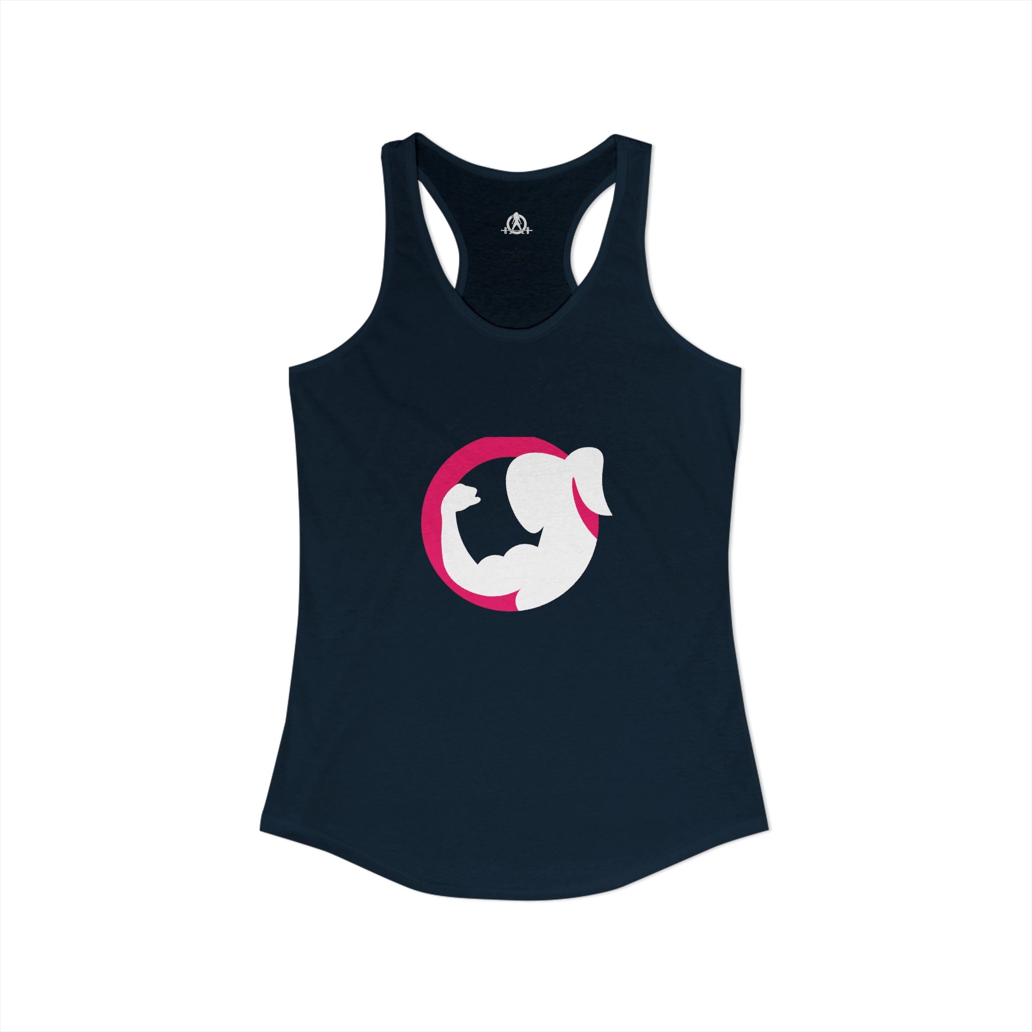 Strong Her - Classic Color Logo - Ideal Racerback Tank - Front Logo - Plain Back