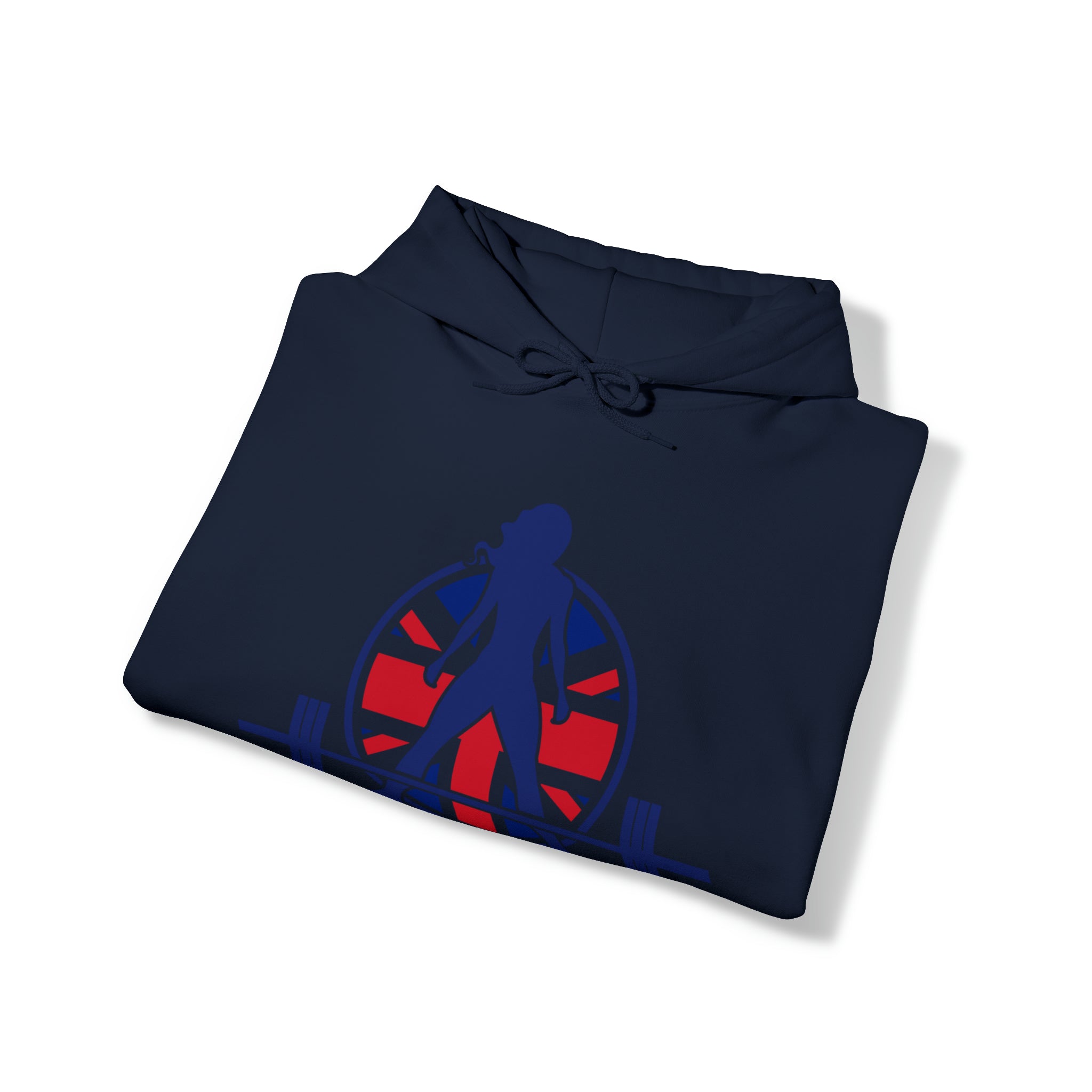 UK Logo Light  Unisex Heavy Blend Hooded Sweatshirt - Plain Back