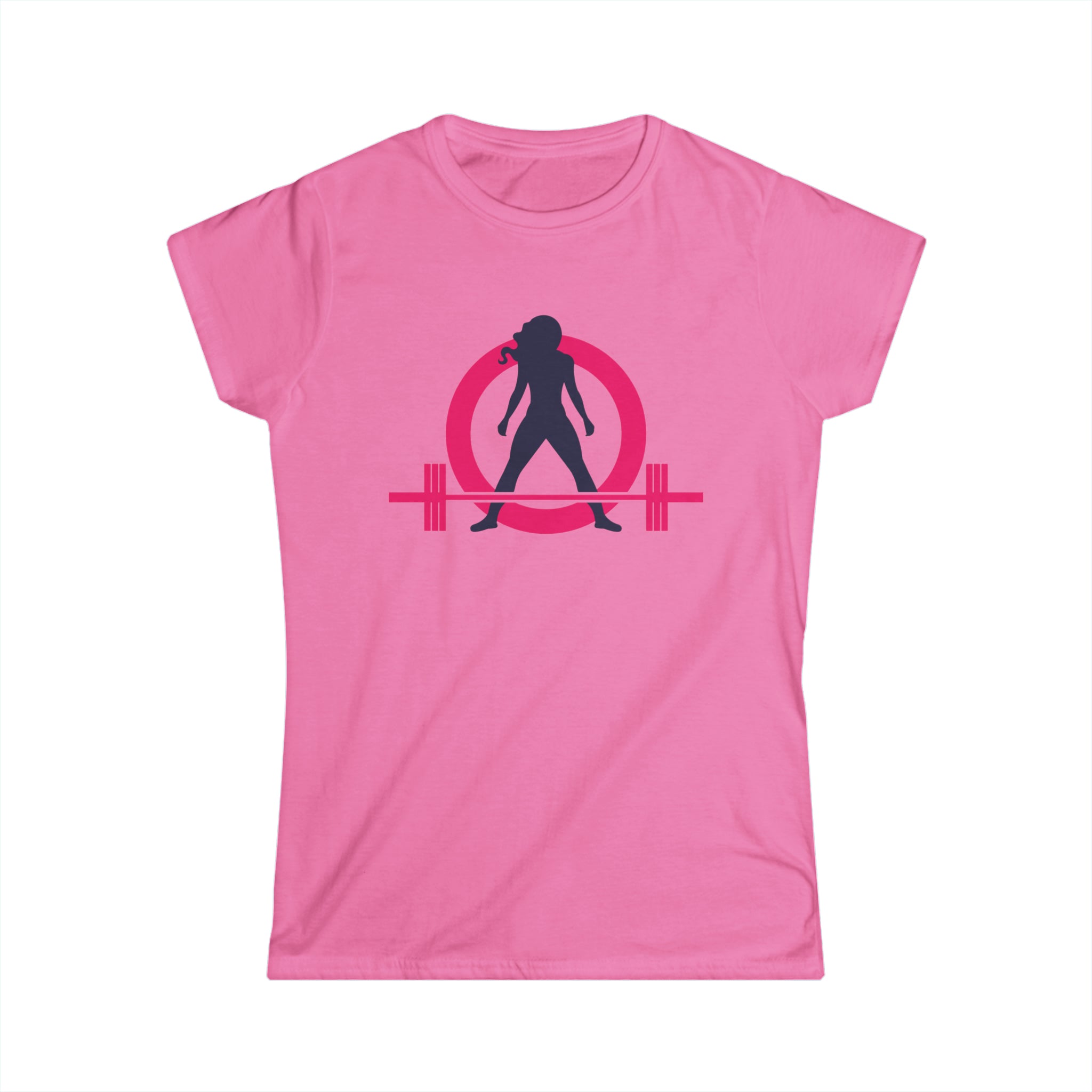 Women's Softstyle Tee - Classic Light Logo - Plain Back