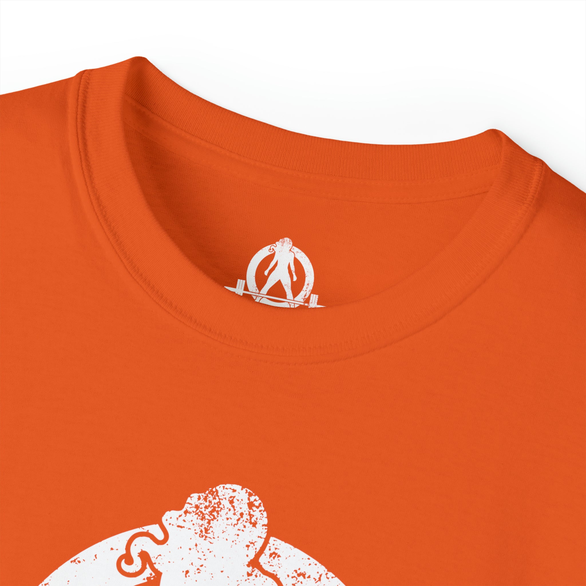 Strong Not Skinny - Unisex Ultra Cotton Tee - White Distressed Logo
