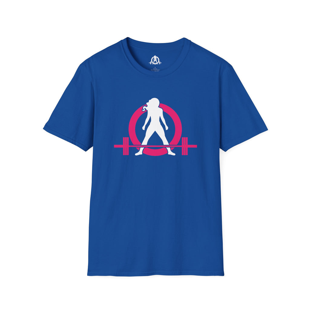 Strong Is Beautiful  - Unisex Softstyle T-Shirt - White Print on on back.