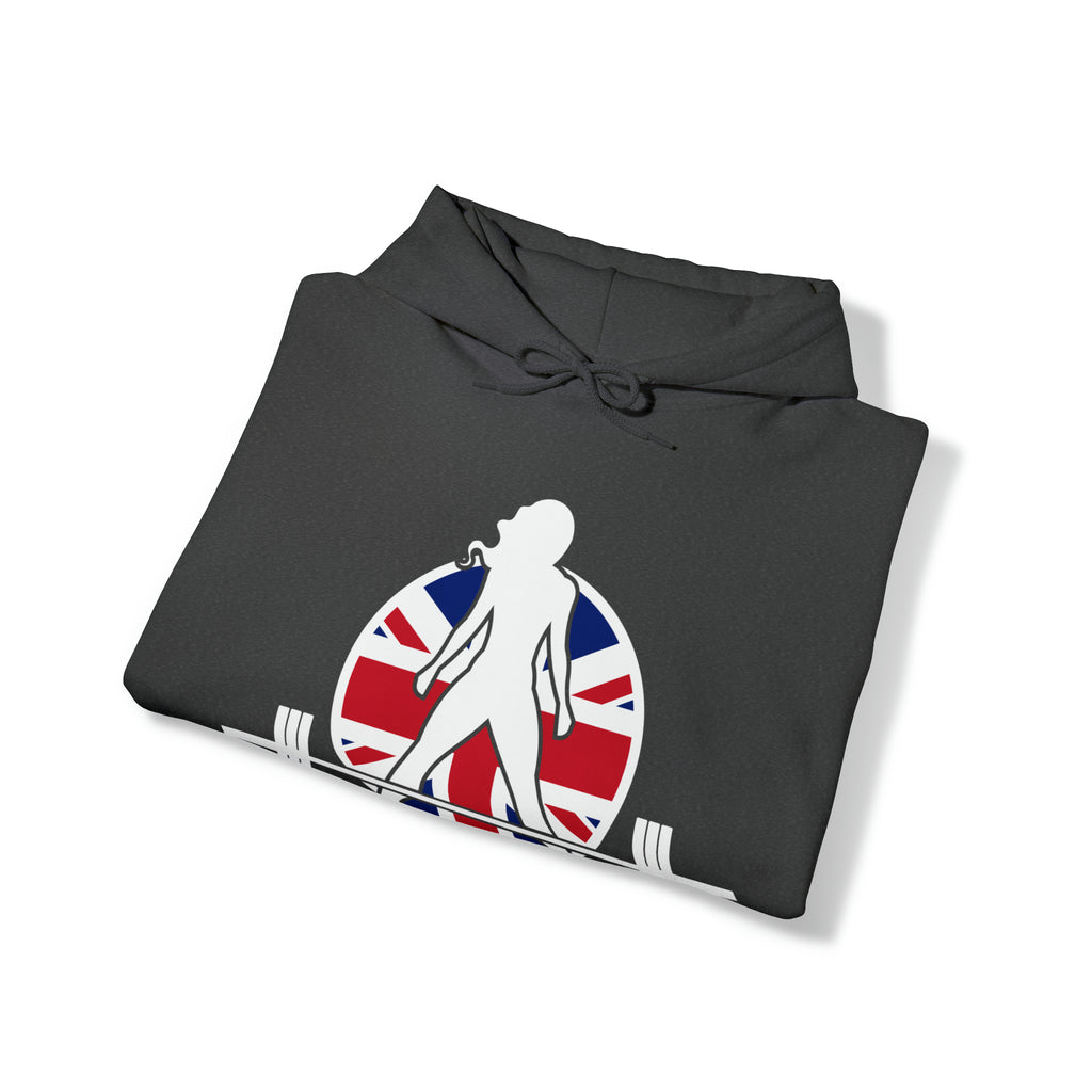 UK Logo - Unisex Heavy Blend Hooded Sweatshirt -  Plain Back