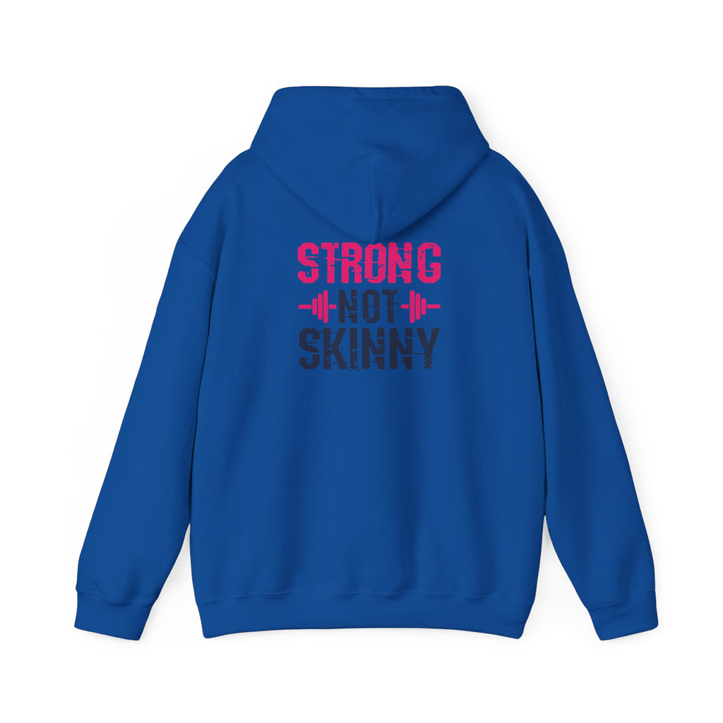 Strong Not Skinny – Unisex Heavy Blend™ Hooded Sweatshirt (Color Distressed Logo)