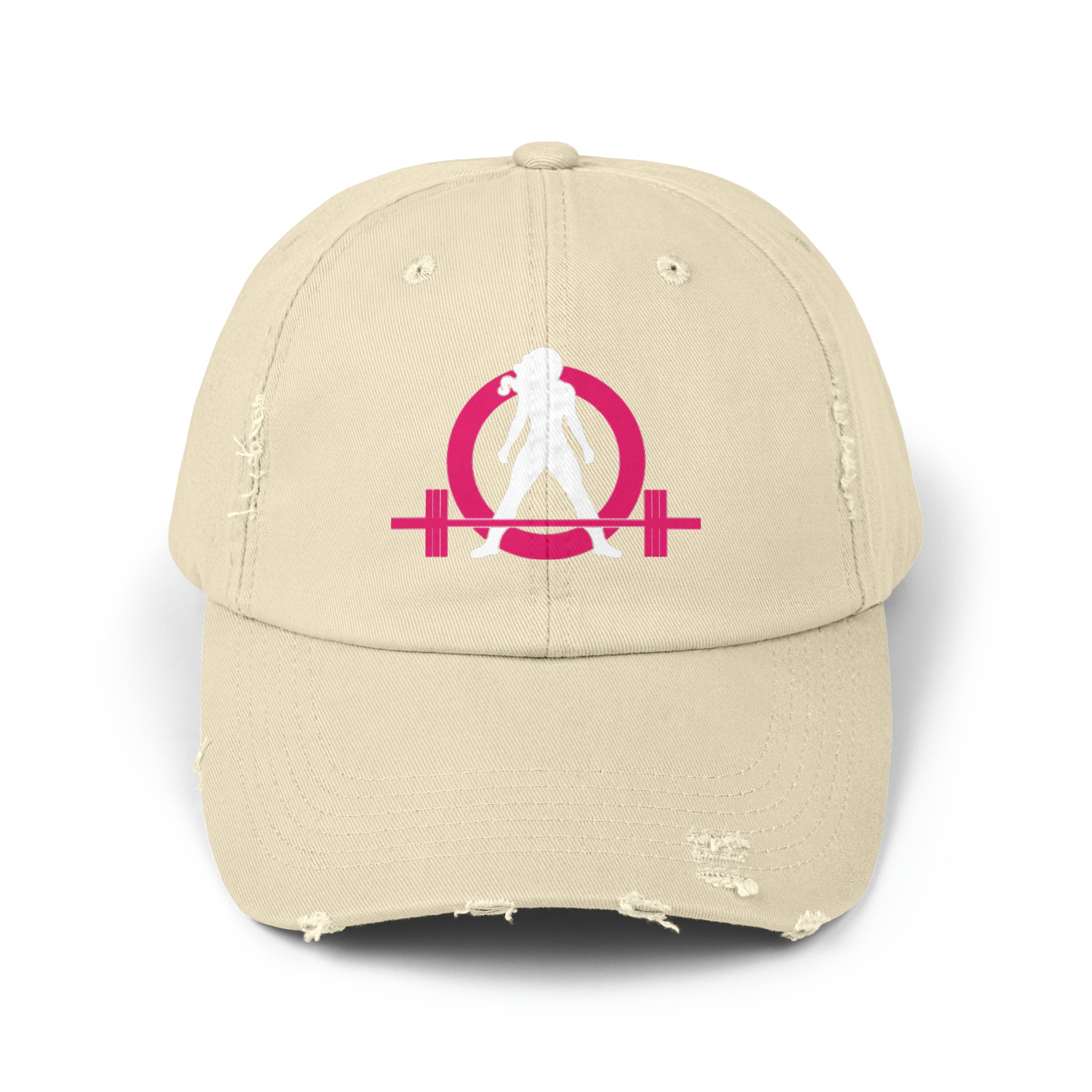 Unisex Distressed Cap - Classic Color Logo