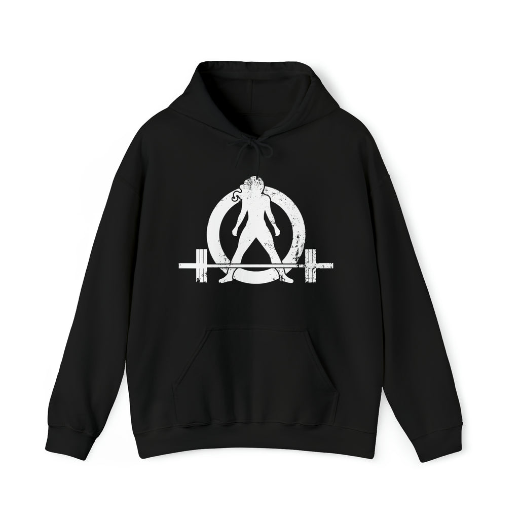 Strong Is Beautiful - Unisex Heavy Blend Hooded Sweatshirt - Distressed White Logo -  (BEST SELLER)