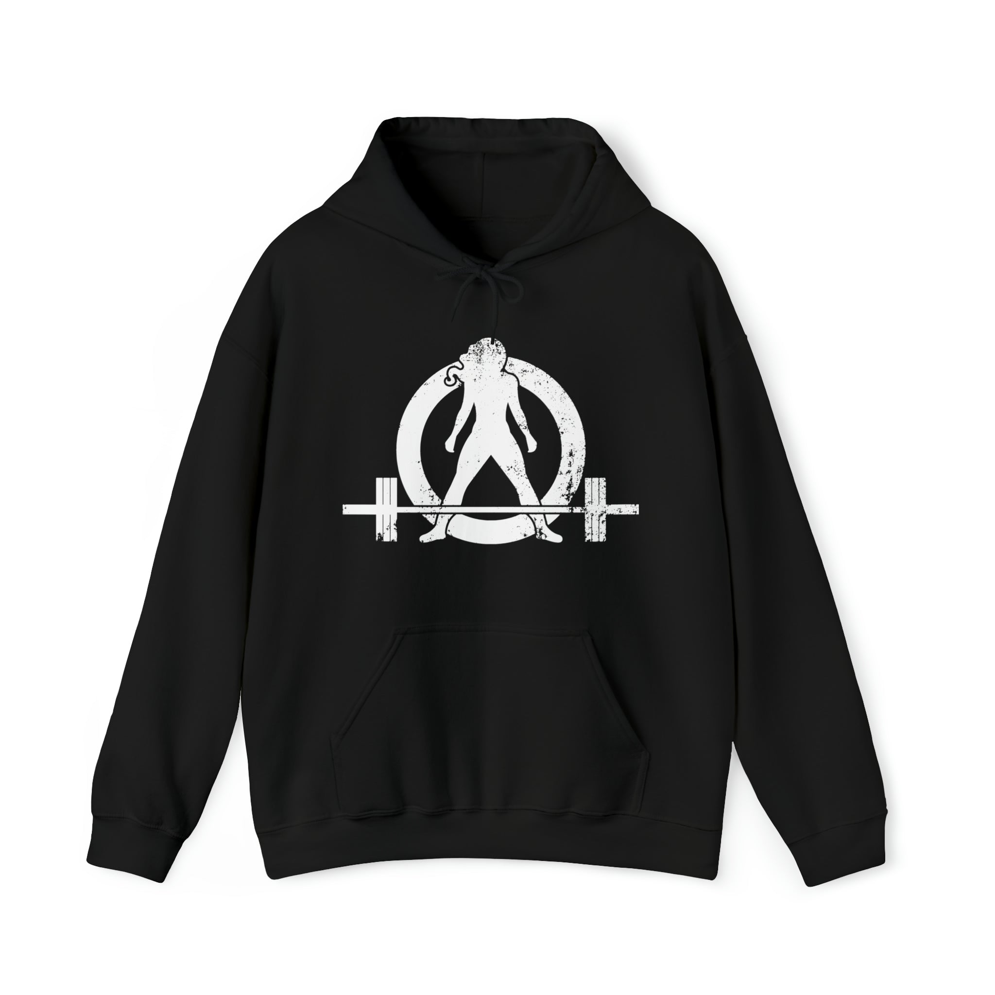 Strong Is Beautiful - Unisex Heavy Blend Hooded Sweatshirt - Distressed White Logo -  (BEST SELLER)