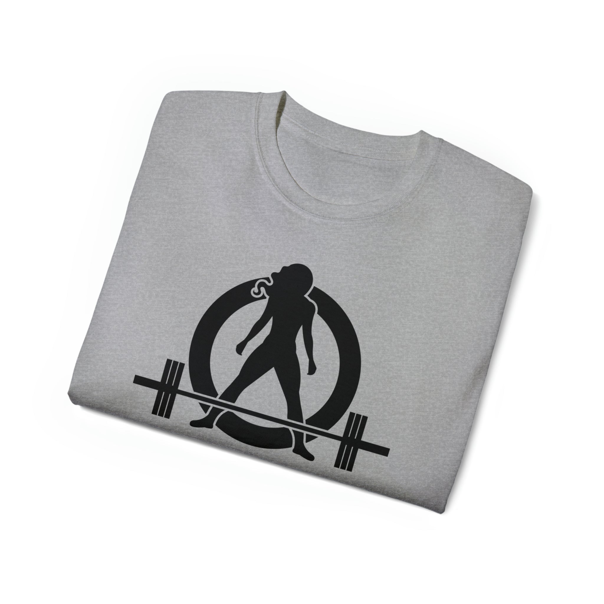 Classic Logo Black - Unisex Ultra Cotton Tee - Plain Back