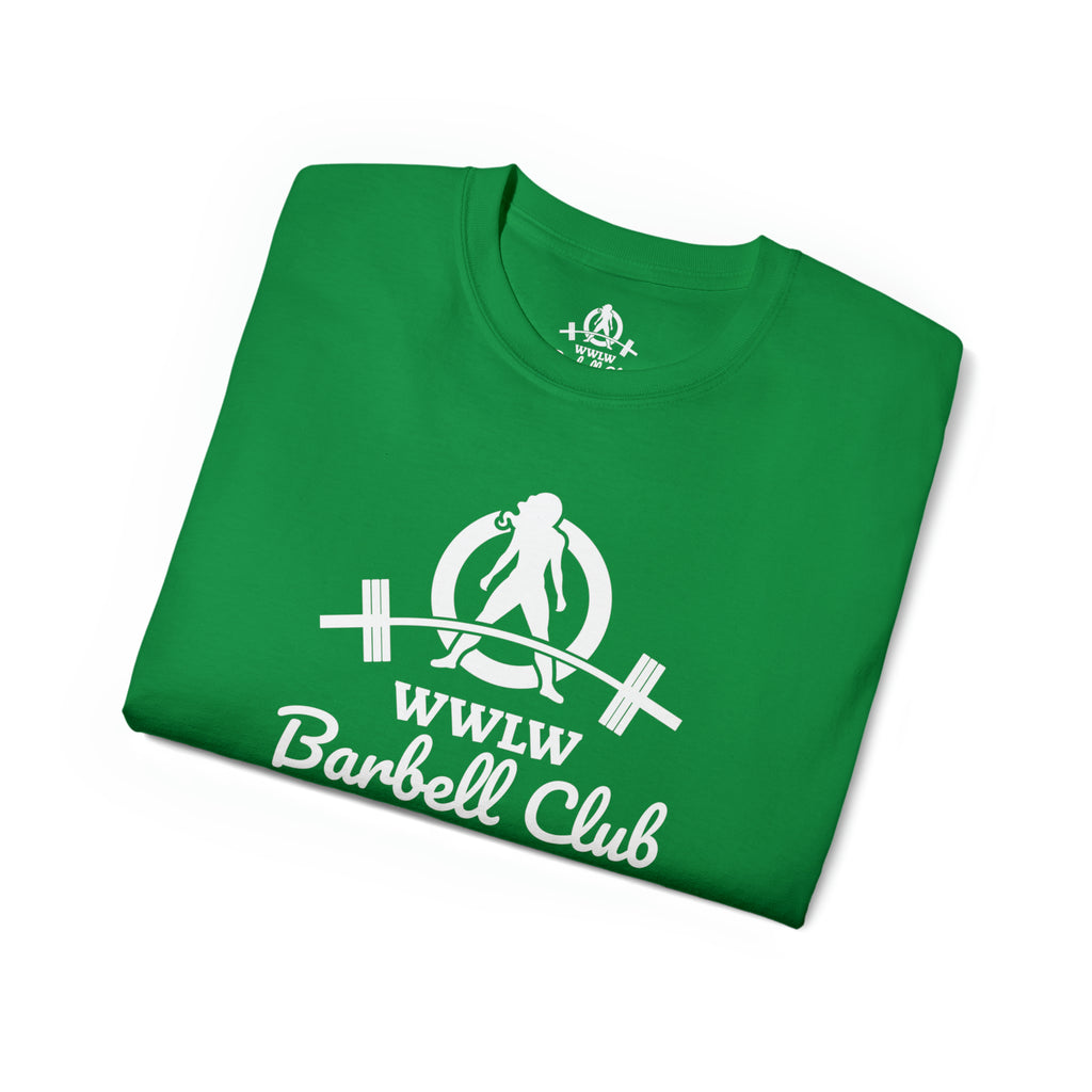 Barbell Club - Unisex Ultra Cotton Tee - White Logo