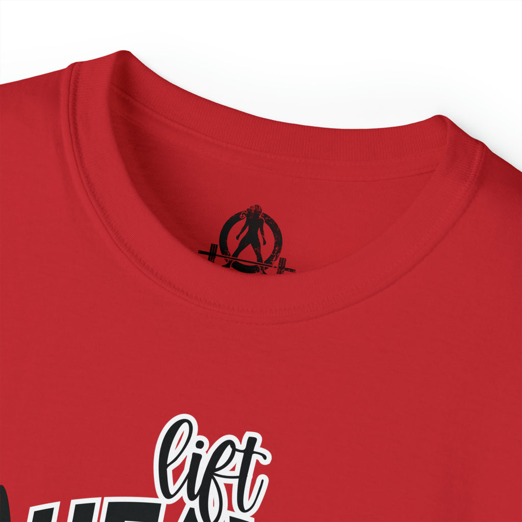 Lift Heavy Swing Fast - Unisex Ultra Cotton Tee - Black Logo