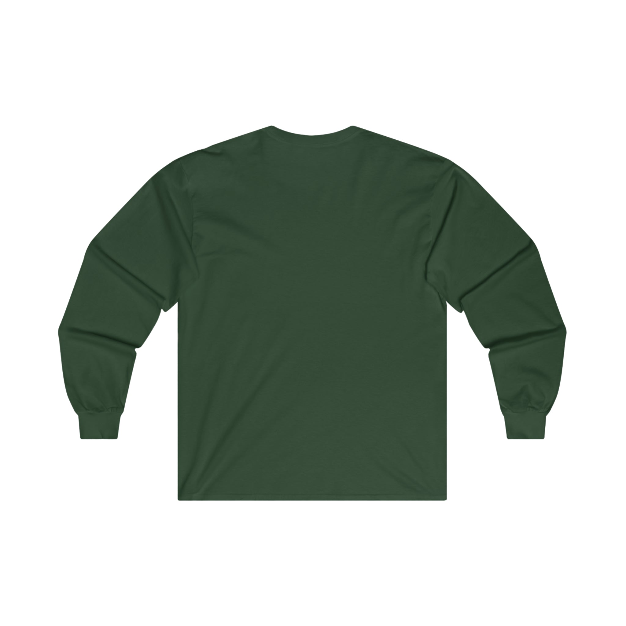 Distressed - Ultra Cotton Long Sleeve Tee - White Logo