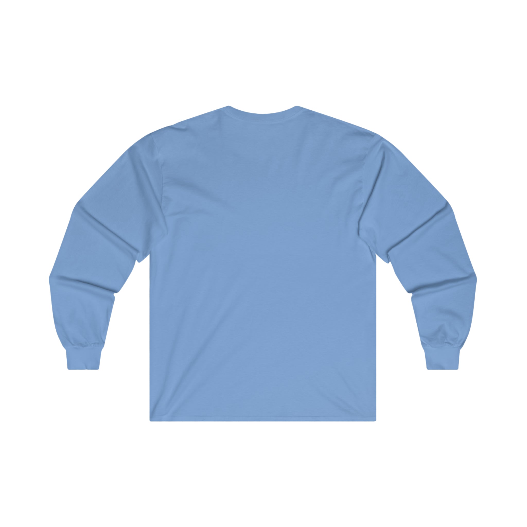 Distressed - Ultra Cotton Long Sleeve Tee - White Logo