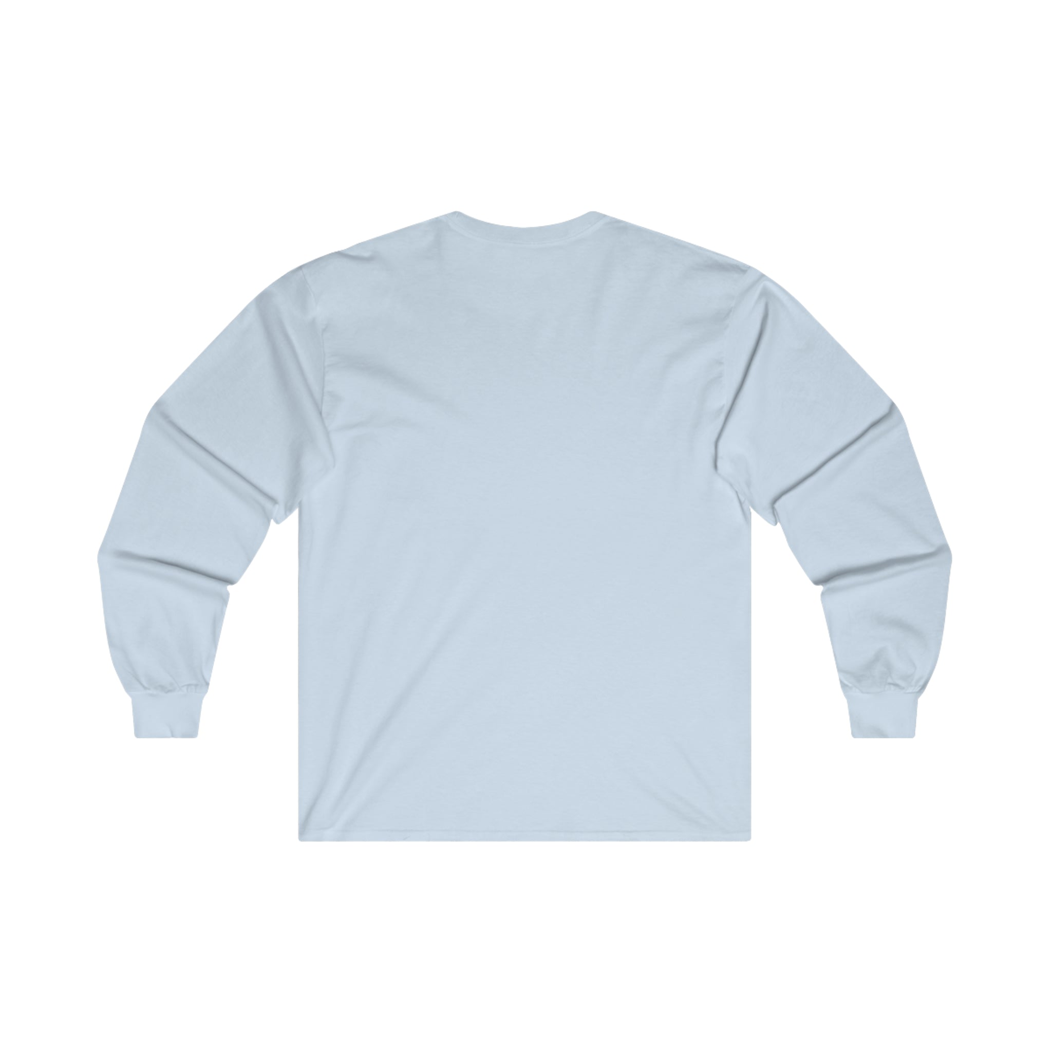 Distressed - Ultra Cotton Long Sleeve Tee - White Logo