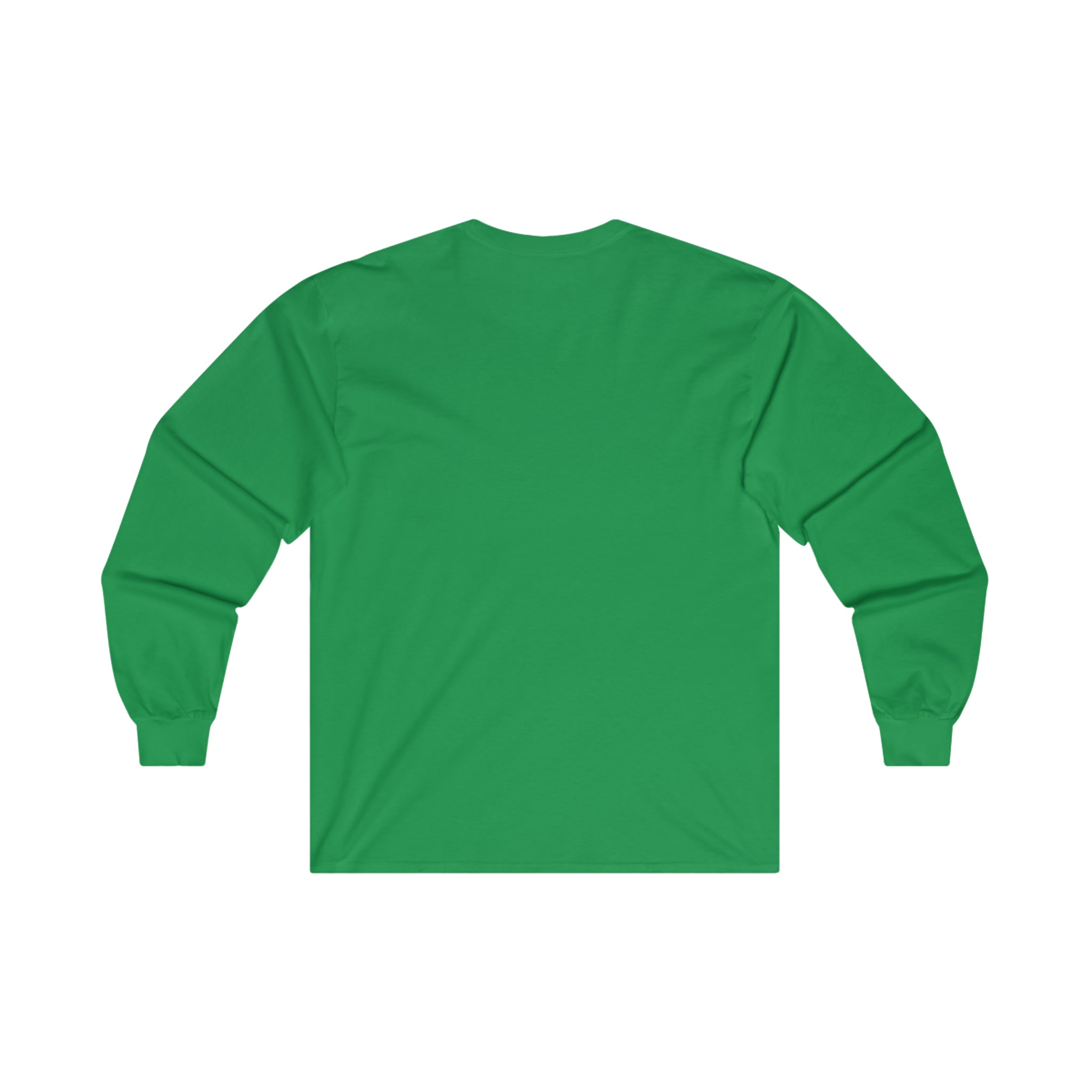 Distressed - Ultra Cotton Long Sleeve Tee - White Logo