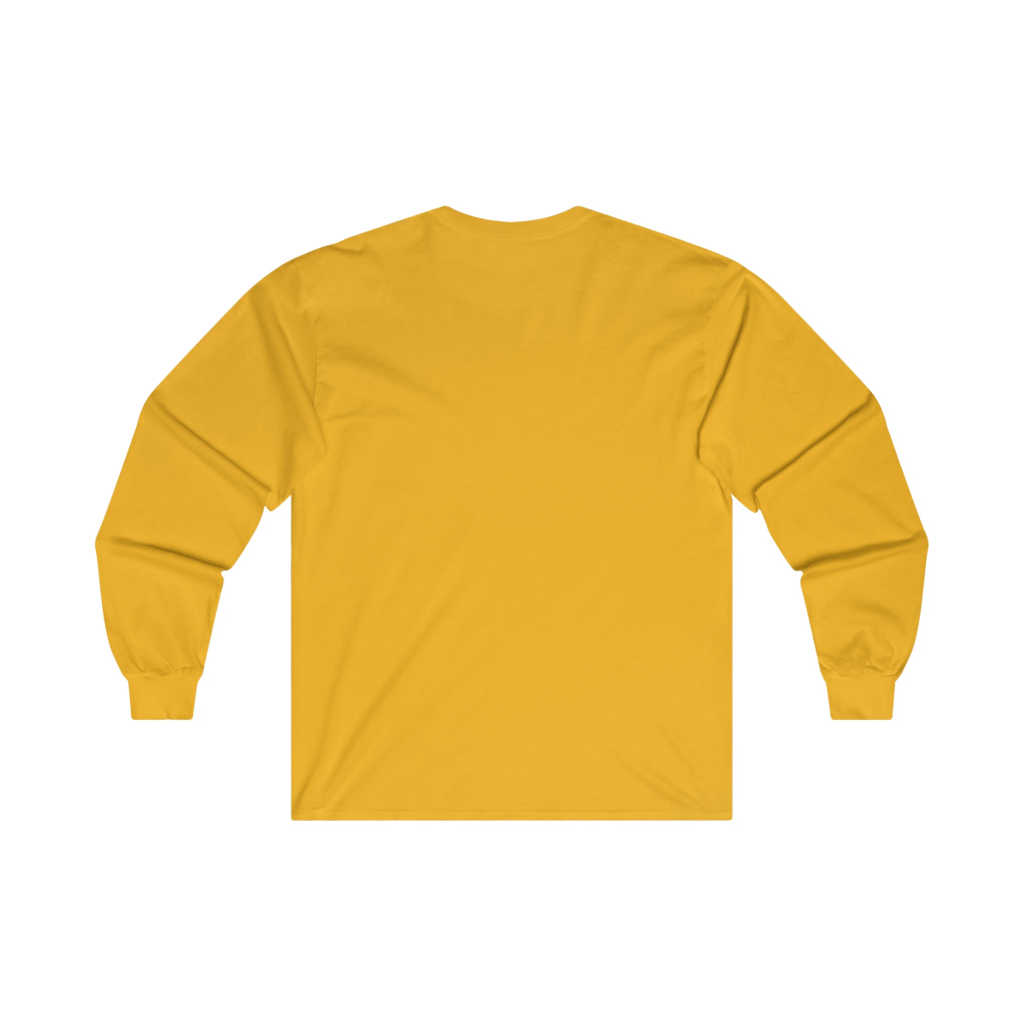 Distressed - Ultra Cotton Long Sleeve Tee - White Logo