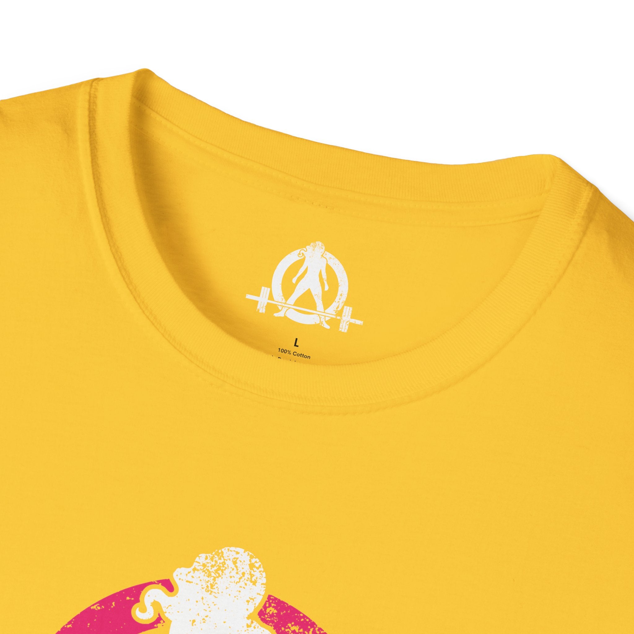 Unisex Softstyle T-Shirt - Color Distressed Logo - Plain Back