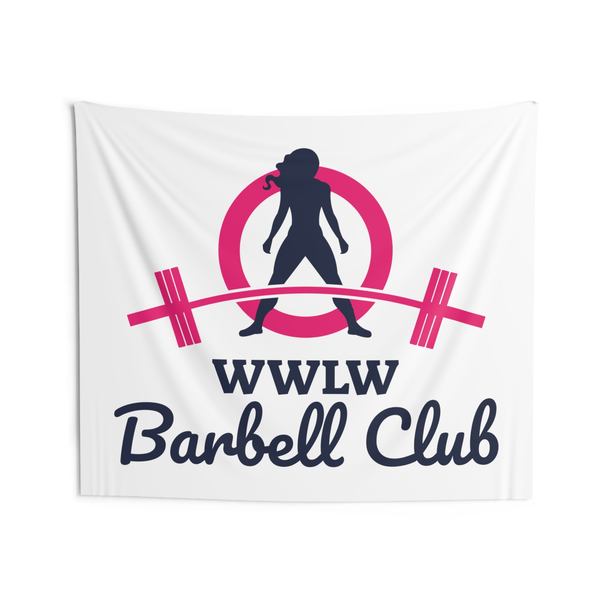 Barbell Club - Classic Logo - Indoor Wall Tapestries