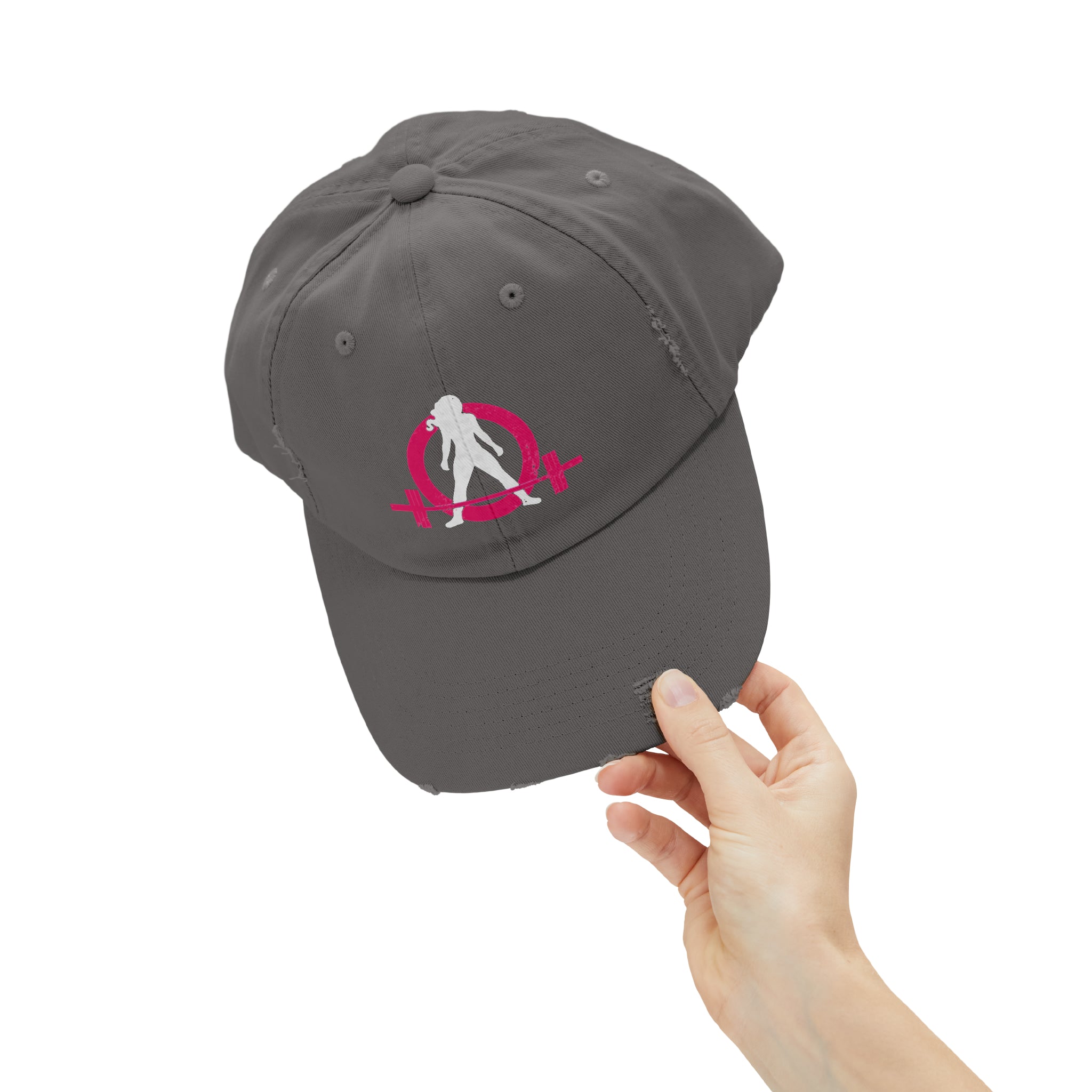 Unisex Distressed Cap - Classic Color Distressed Logo