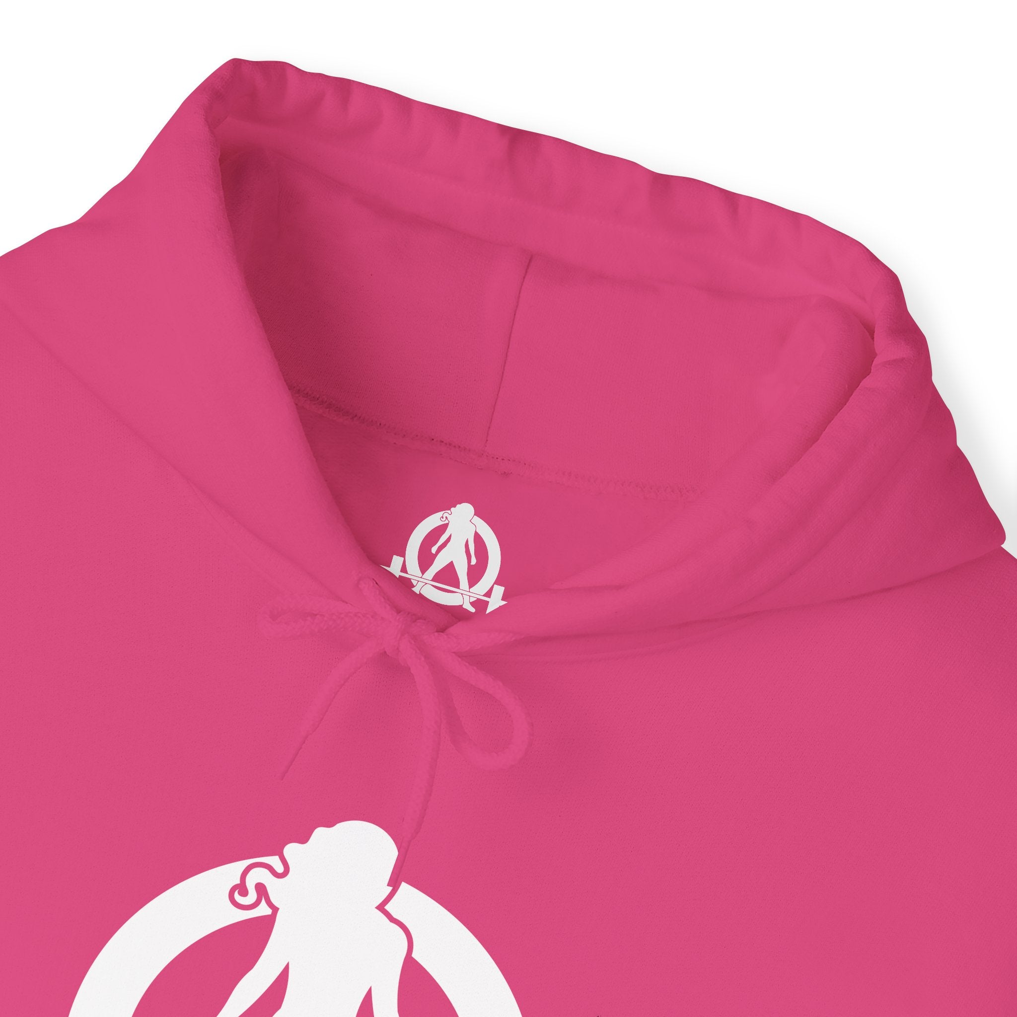 Cardio = Lift Weights Faster - Unisex Heavy Blend Hooded Sweatshirt - White Print on Front & Back