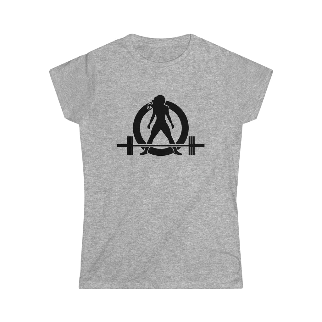 45 + 45 = 135 V1 - Women's Softstyle Tee - Black Logo on Front & Back