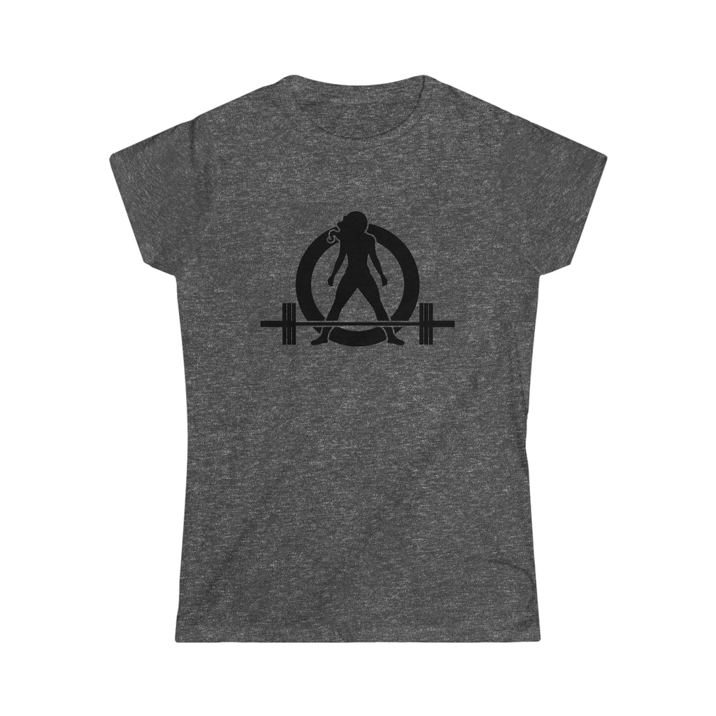 45 + 45 = 135 V1 - Women's Softstyle Tee - Black Logo on Front & Back