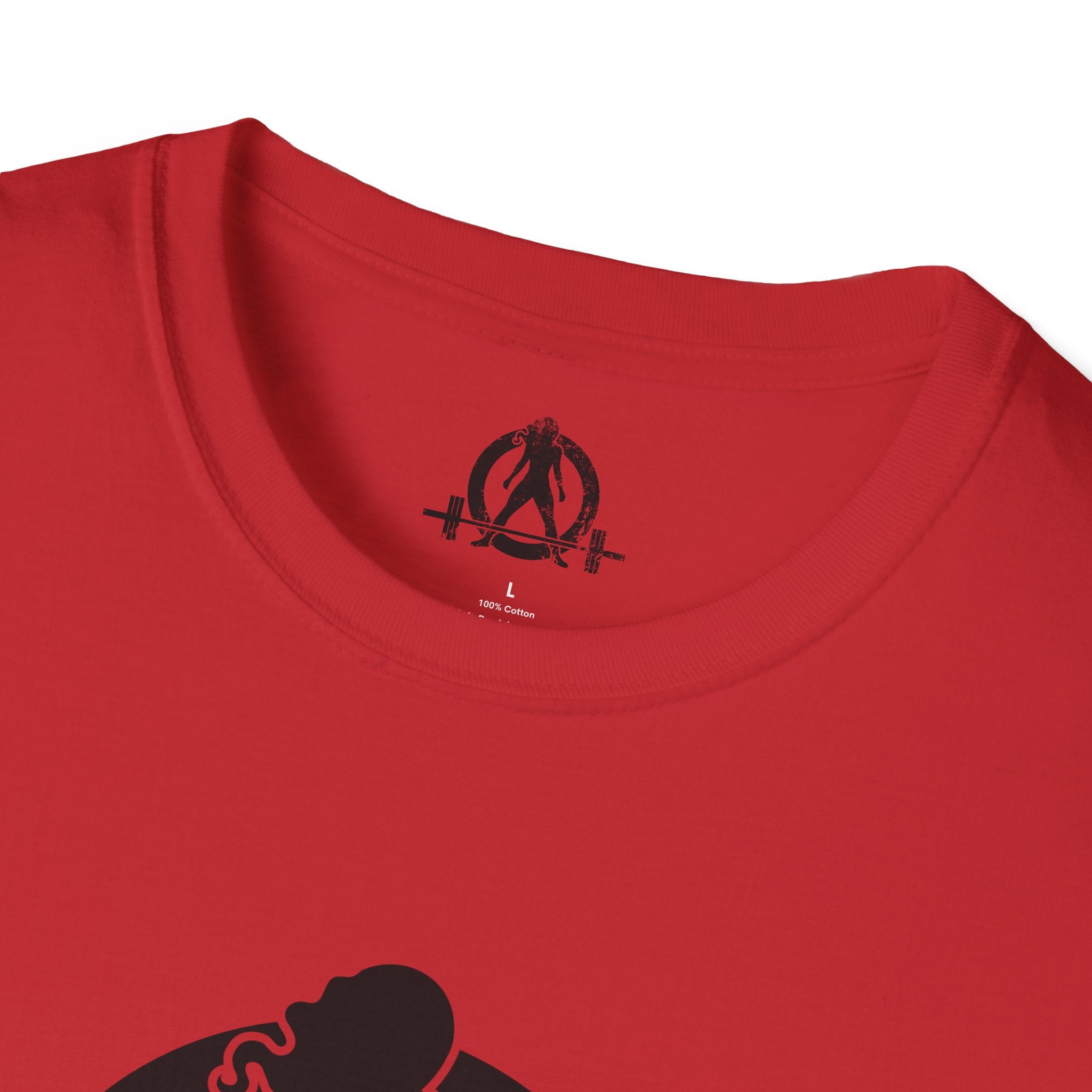 Iron Sharpens Iron - Unisex Softstyle T-Shirt - Black Logo Front & Back