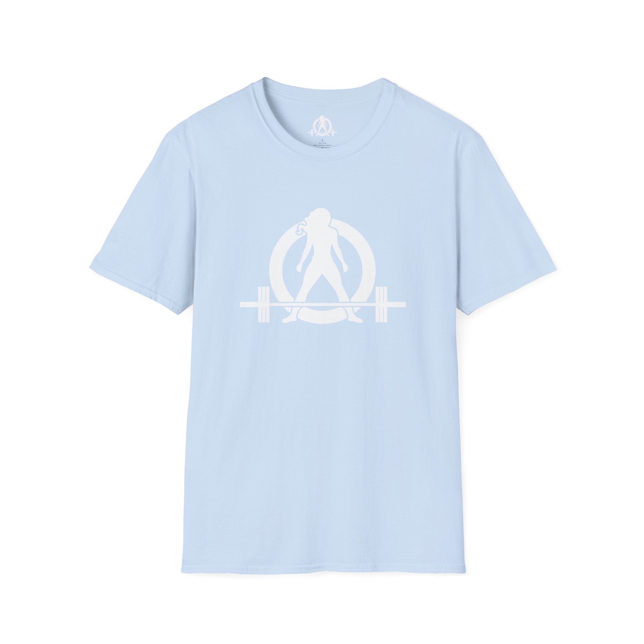Iron Sharpens Iron - Unisex Softstyle T-Shirt - White Logo Front & Back