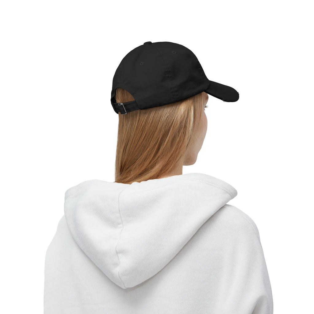 Unisex Distressed Cap - Classic Color Distressed Logo