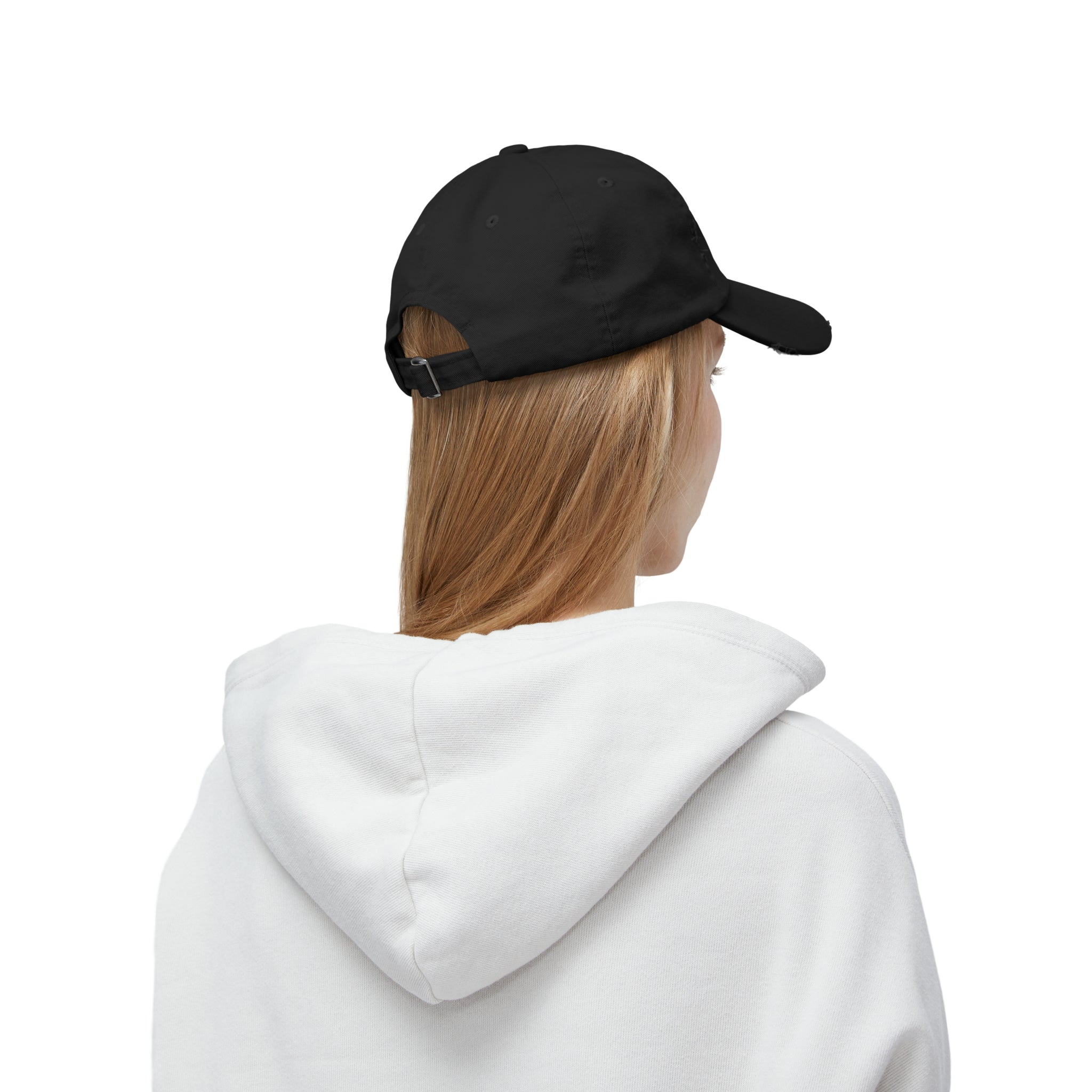 Unisex Distressed Cap - Classic Color Distressed Logo