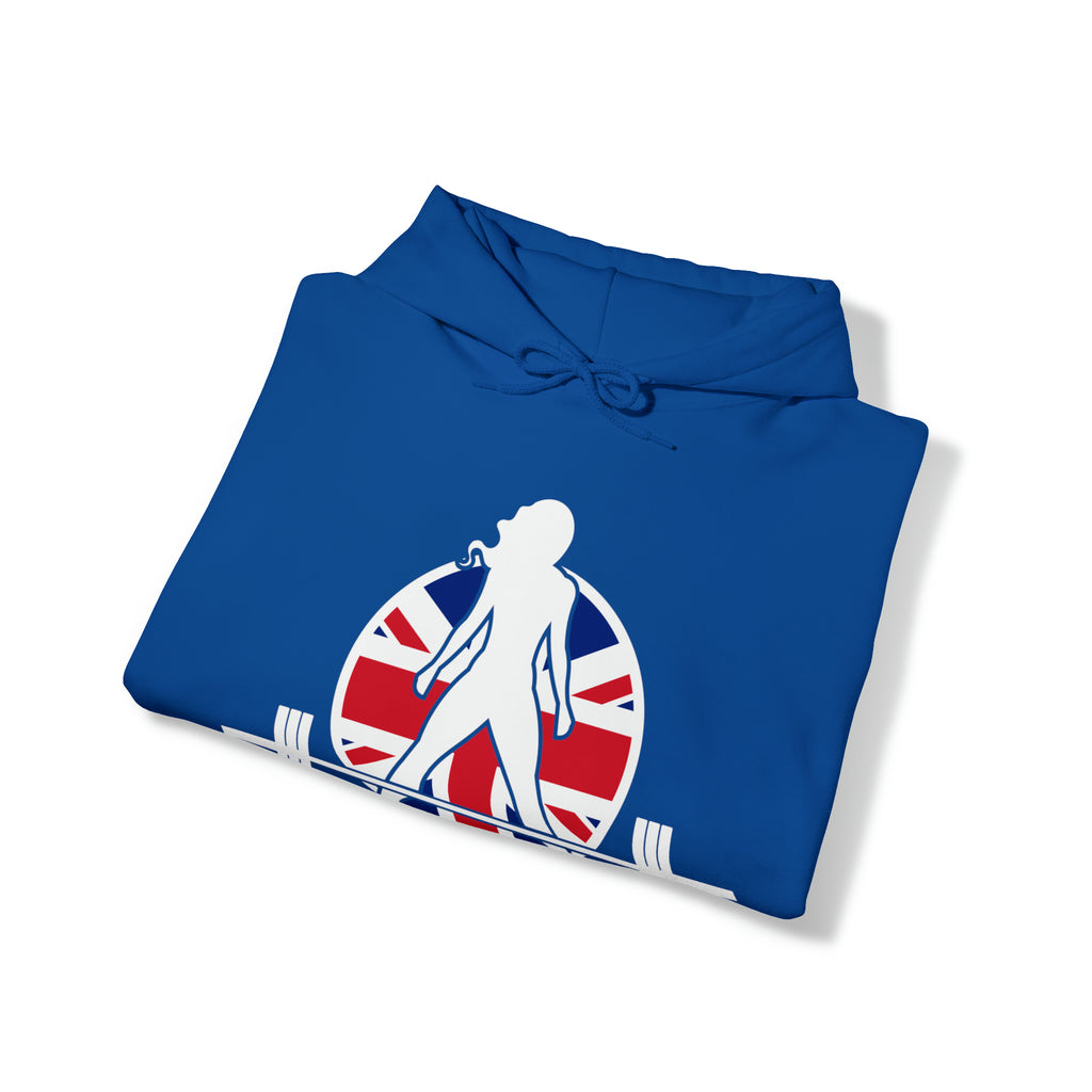 UK Logo - Unisex Heavy Blend Hooded Sweatshirt -  Plain Back