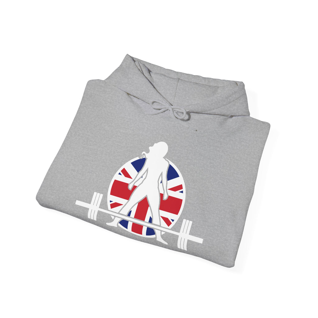 UK Logo - Unisex Heavy Blend Hooded Sweatshirt -  Plain Back