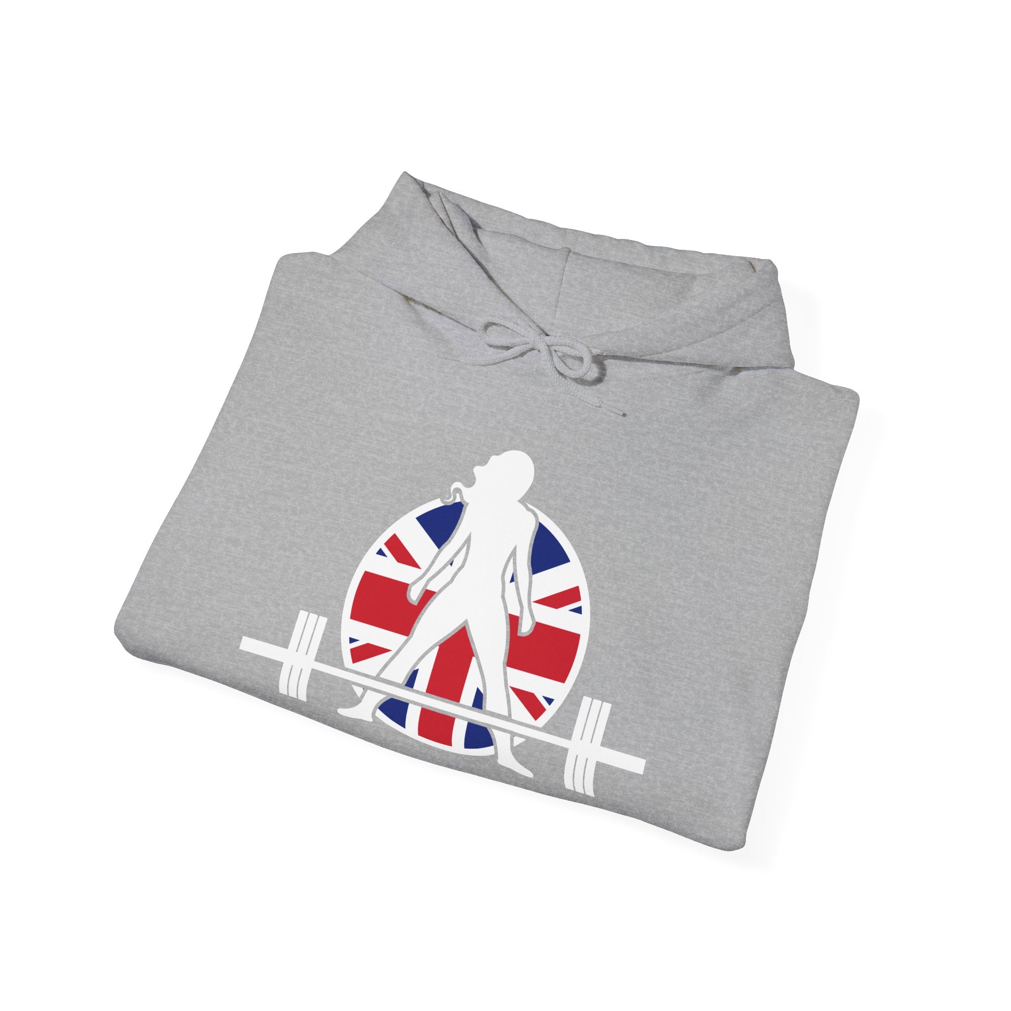 UK Logo - Unisex Heavy Blend Hooded Sweatshirt -  Plain Back