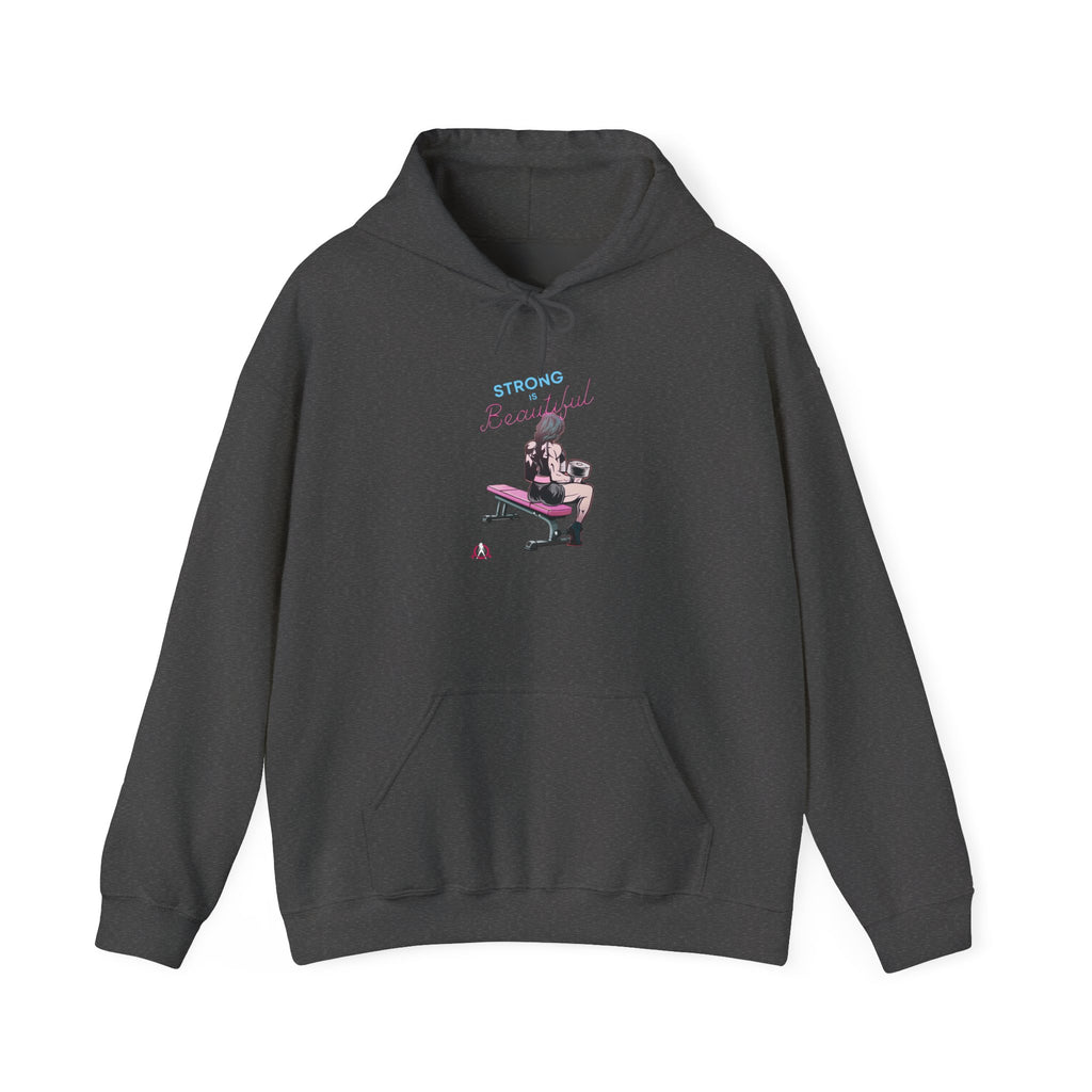 Strong Is Beautiful - Comic Art  - Unisex Heavy Blend Hooded Sweatshirt