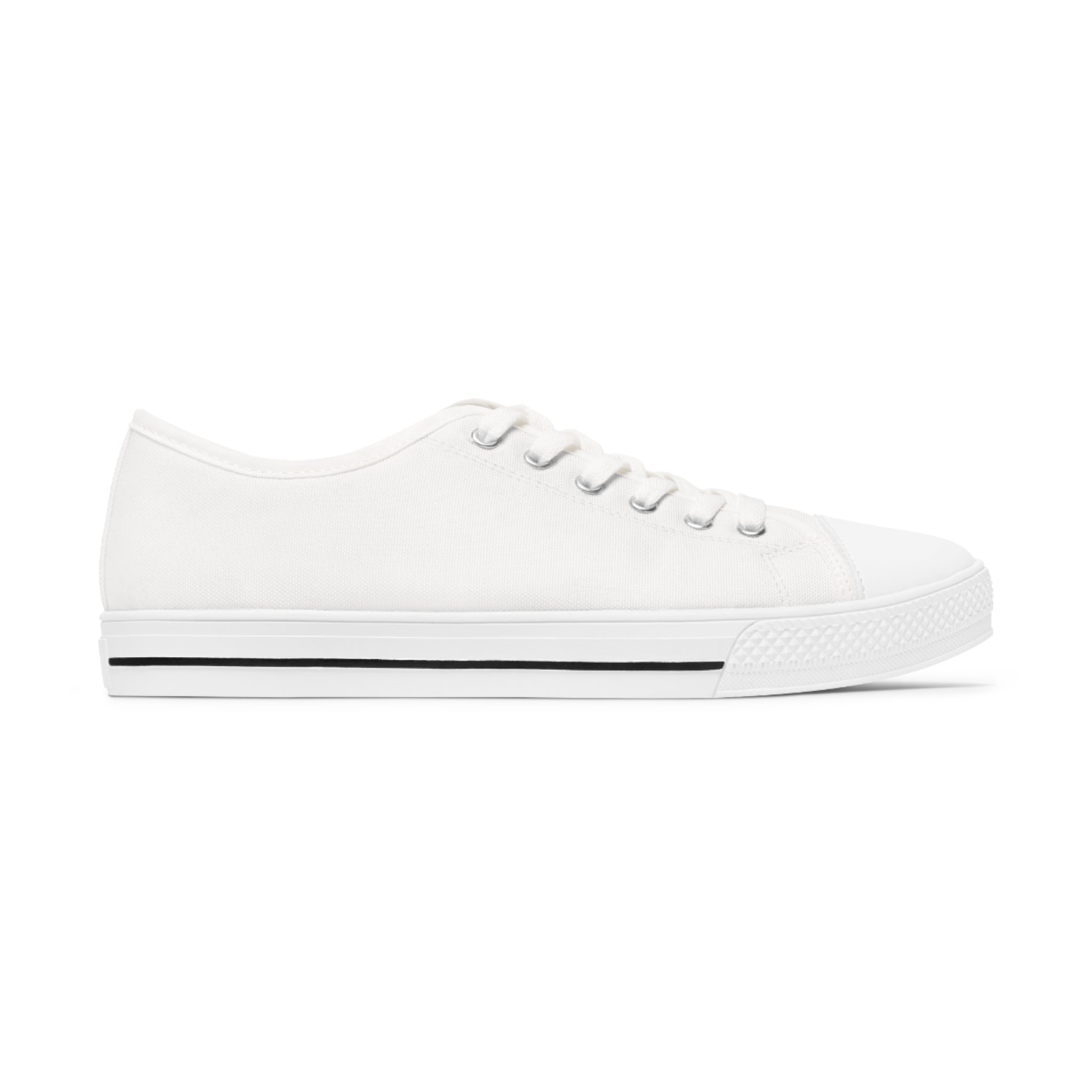 Women's Low Top Sneakers - Classic Color Distressed Logo