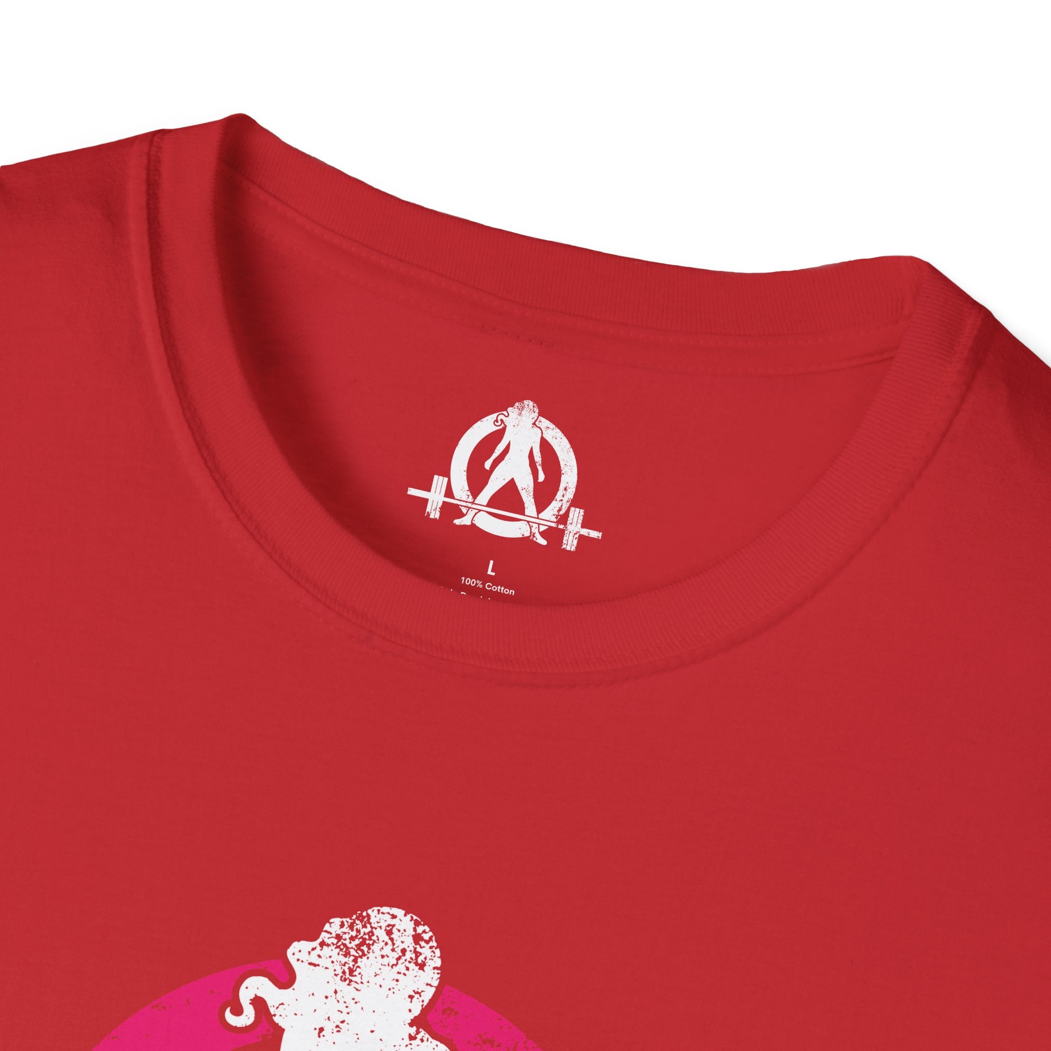 Unisex Softstyle T-Shirt - Color Distressed Logo - Plain Back