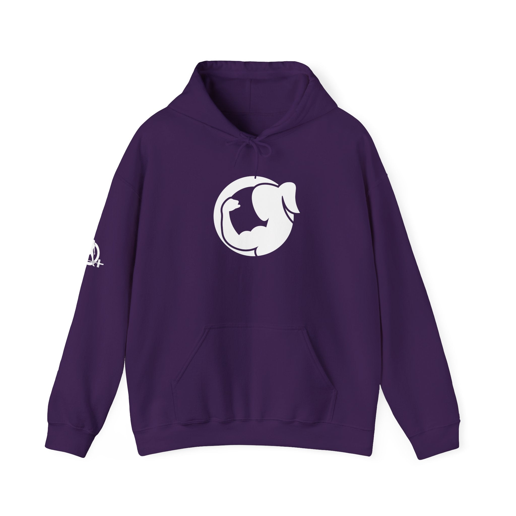 Strong Her – Unisex Heavy Blend™ Hooded Sweatshirt (White Logo) 💪