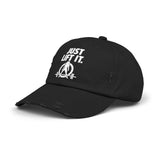 Just Lift It - Unisex Distressed Cap