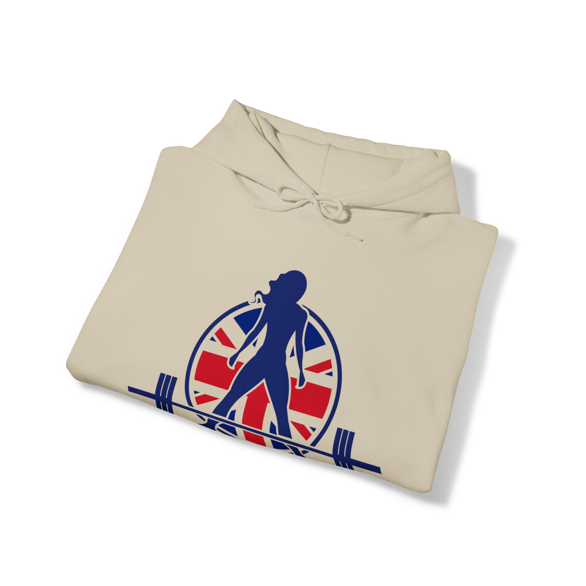UK Logo Light  Unisex Heavy Blend Hooded Sweatshirt - Plain Back