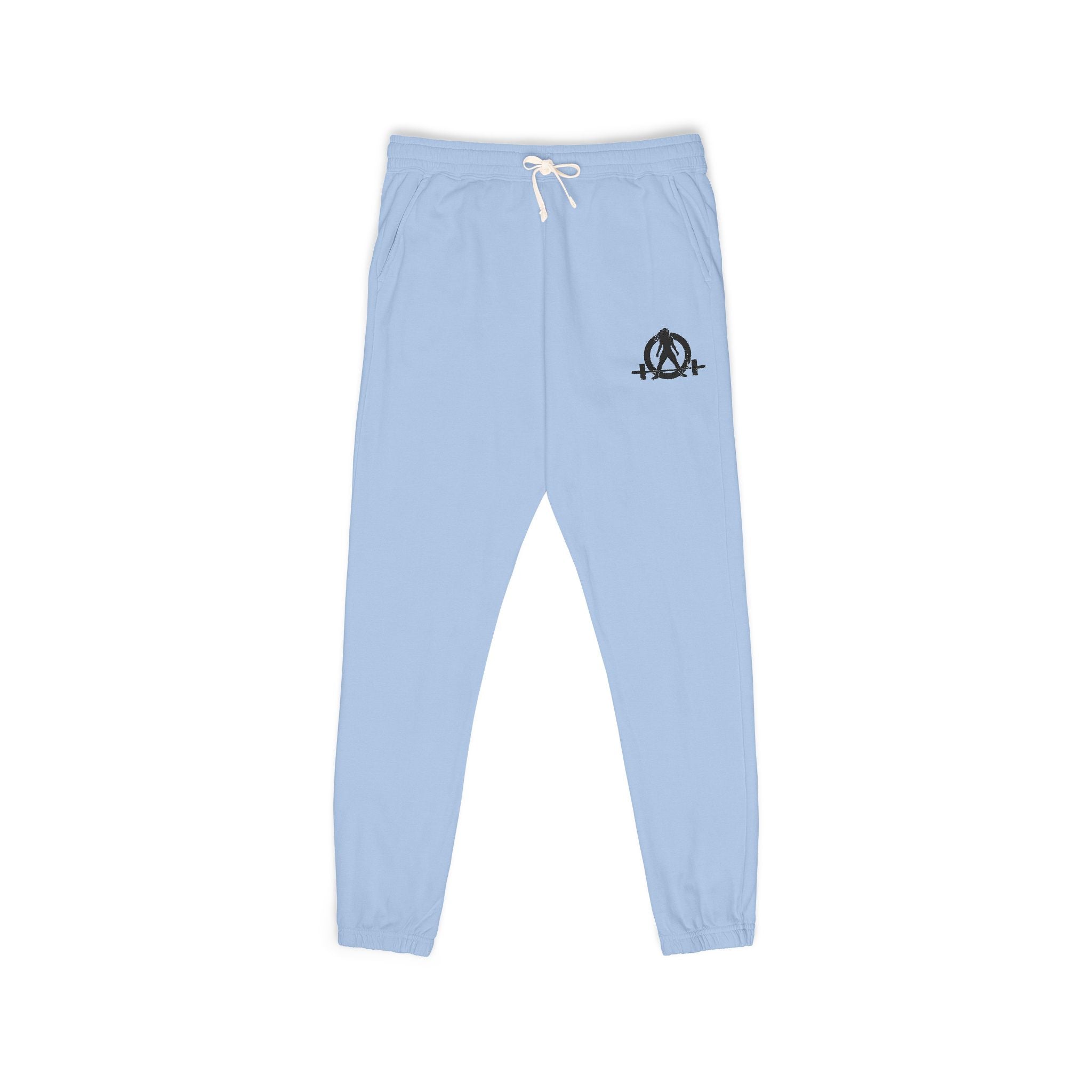 WWLW Unisex Fleece Sweatpants, Casual Chill Pants for Relaxation, Perfect for Home or Lounge, Gift for Friends, Daily Comfort Wear - Black Logo