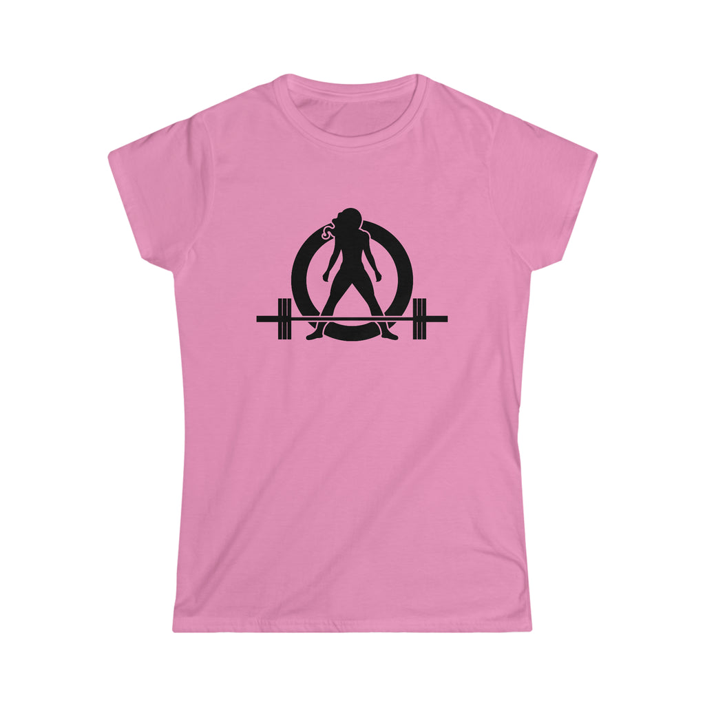 45 + 45 = 135 V1 - Women's Softstyle Tee - Black Logo on Front & Back