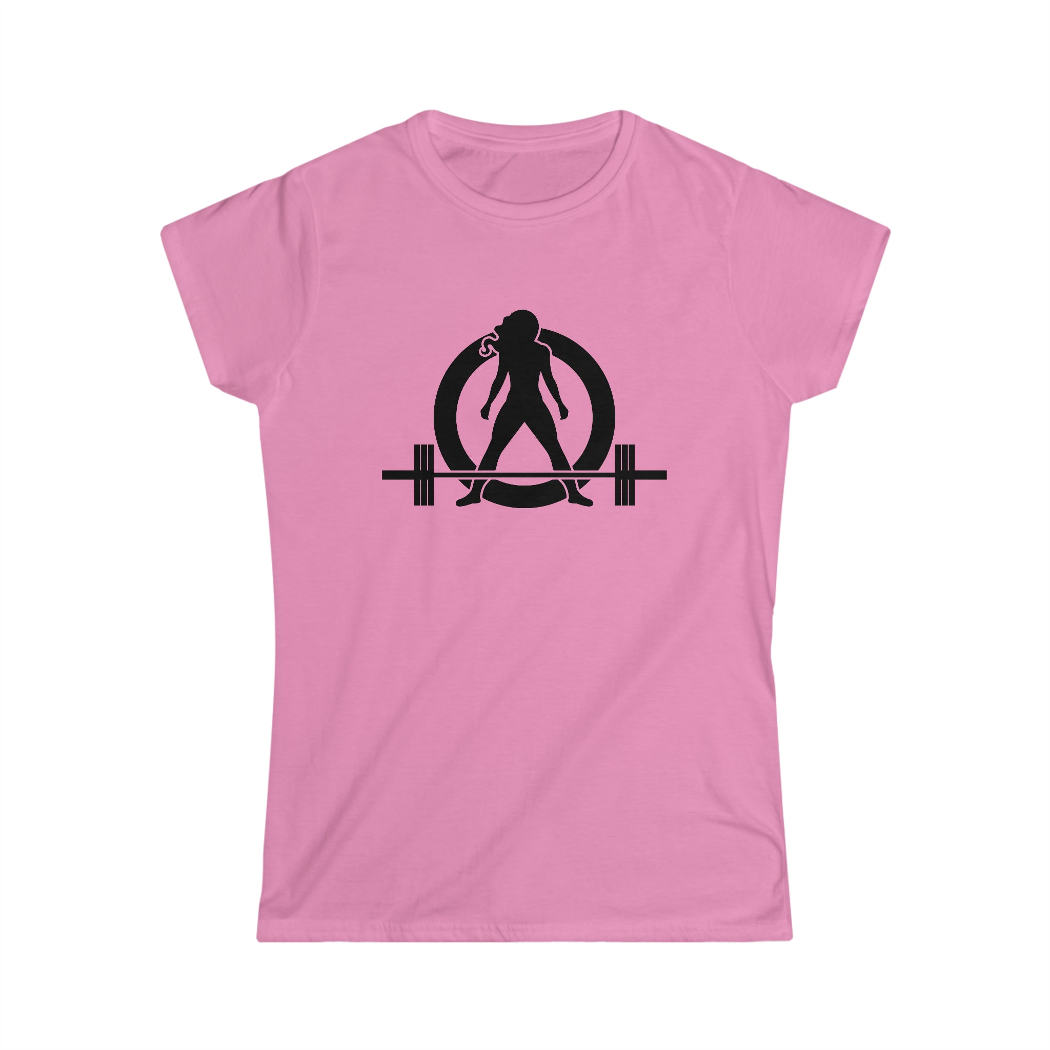 45 + 45 = 135 V1 - Women's Softstyle Tee - Black Logo on Front & Back