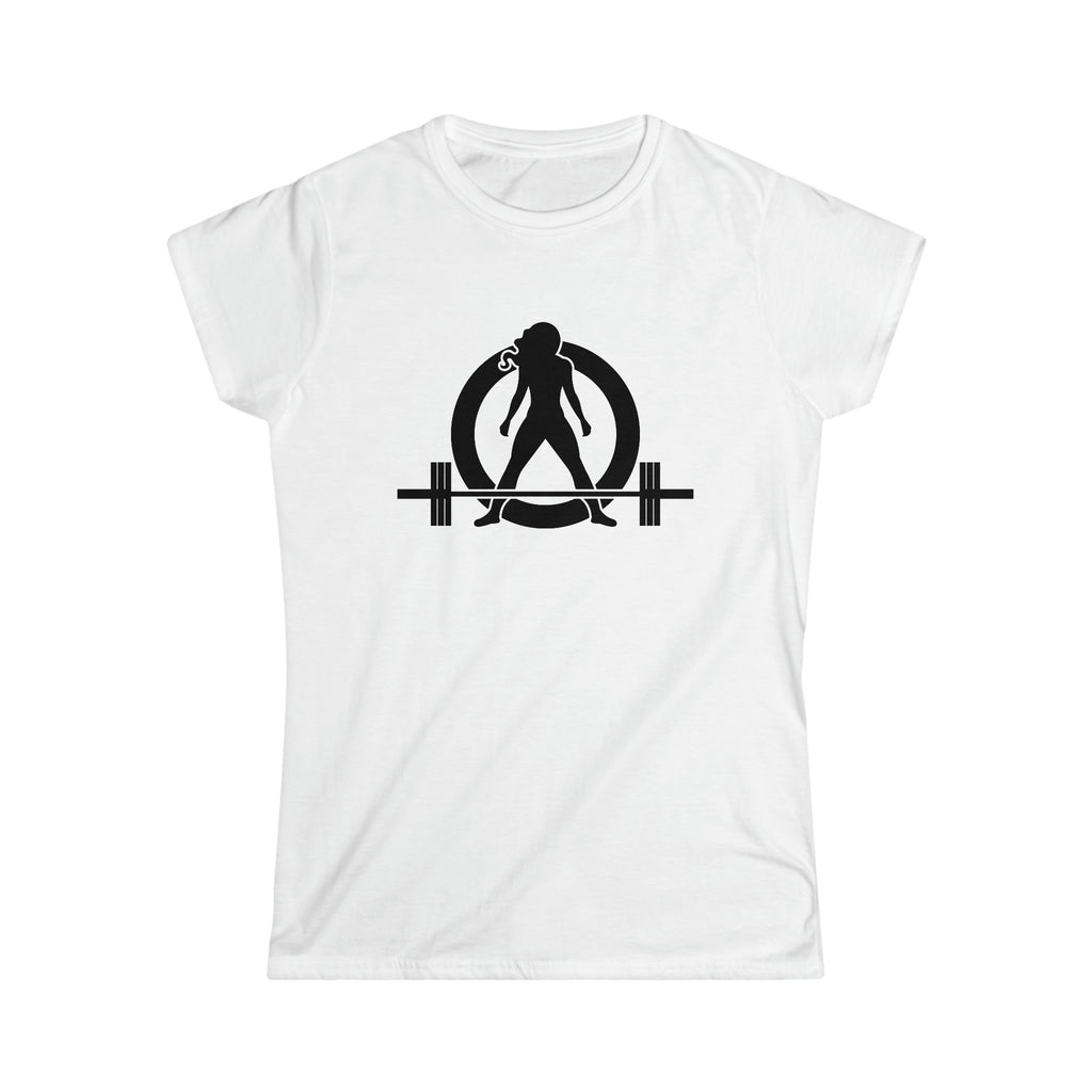 45 + 45 = 135 V1 - Women's Softstyle Tee - Black Logo on Front & Back