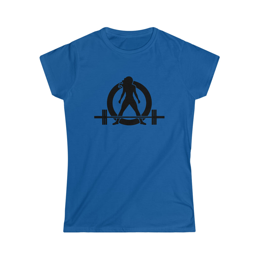 45 + 45 = 135 V1 - Women's Softstyle Tee - Black Logo on Front & Back
