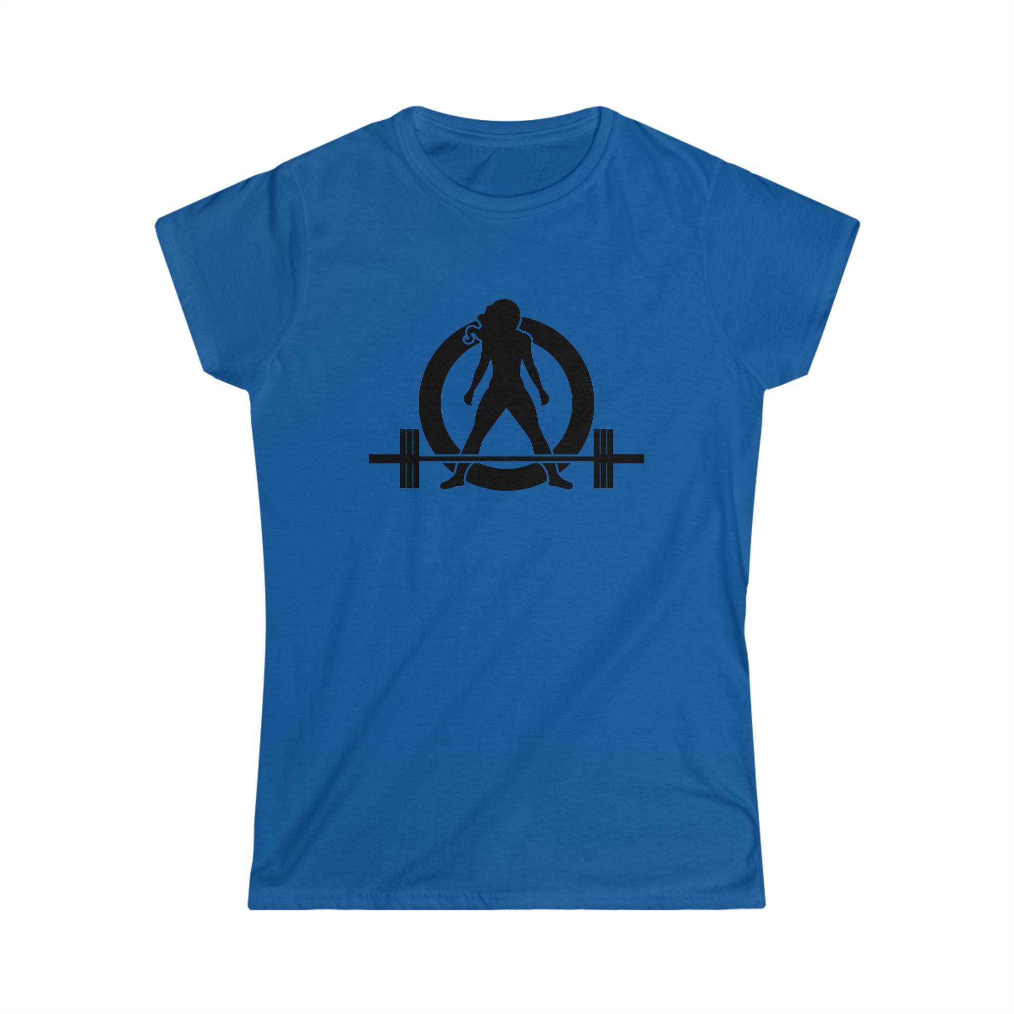 45 + 45 = 135 V1 - Women's Softstyle Tee - Black Logo on Front & Back